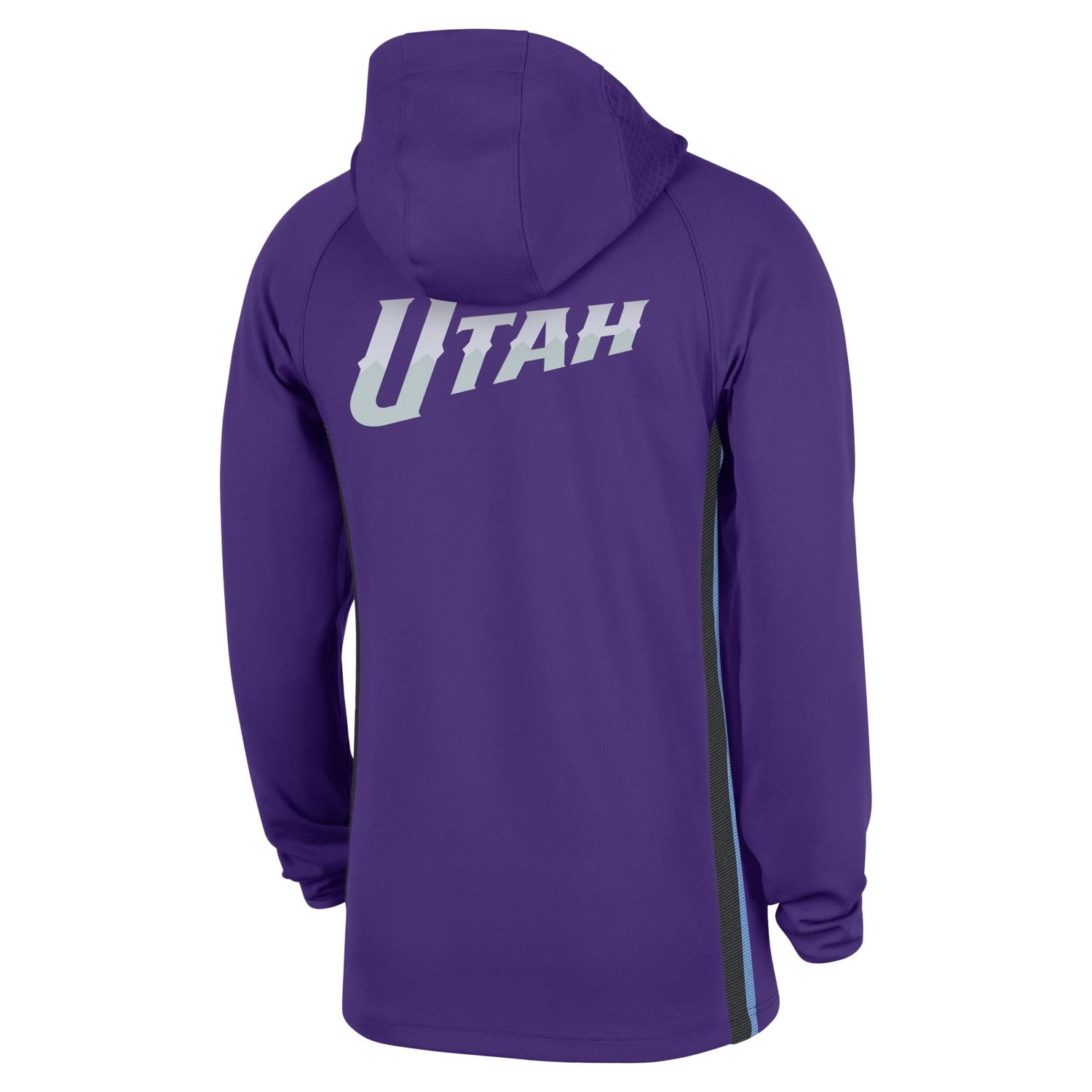Nike Utah Jazz Authentic On Court Zone Quarter-Zip Dri-FIT Hoodie Jacket - view number 3