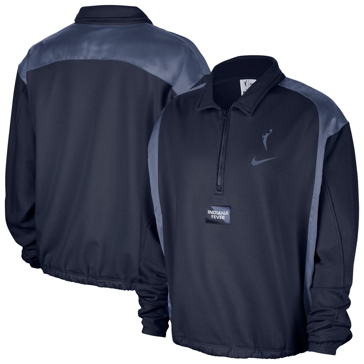 Nike Indiana Fever Basketball Fleece Quarter-Zip Performance Pullover - view number 1