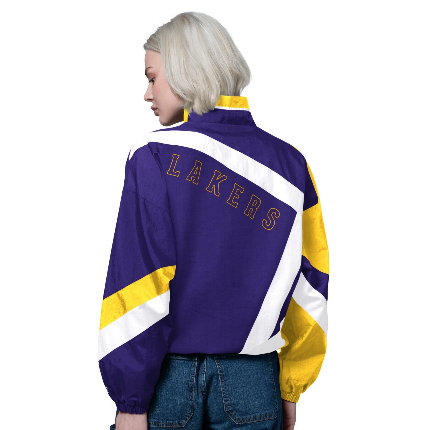 Starter Gold Los Angeles Lakers 1st Quarter Full-Zip Jacket - view number 2