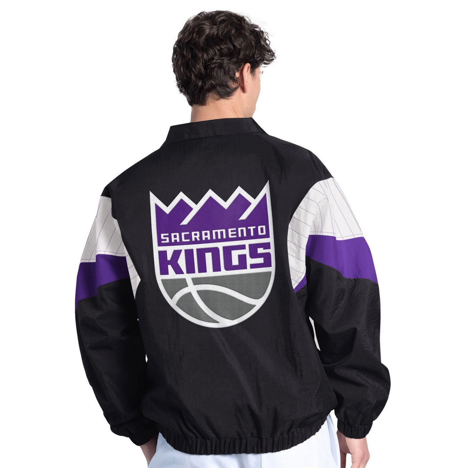 Starter Sacramento Kings Yard Line Full-Zip Jacket - view number 2