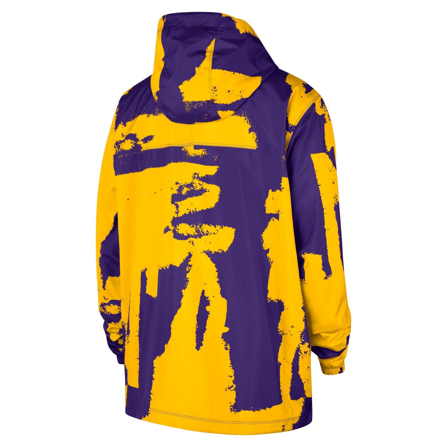 Unisex Nike Los Angeles Lakers Courtside Club Premium Woven Full-Zip Hooded Jacket - view number 3