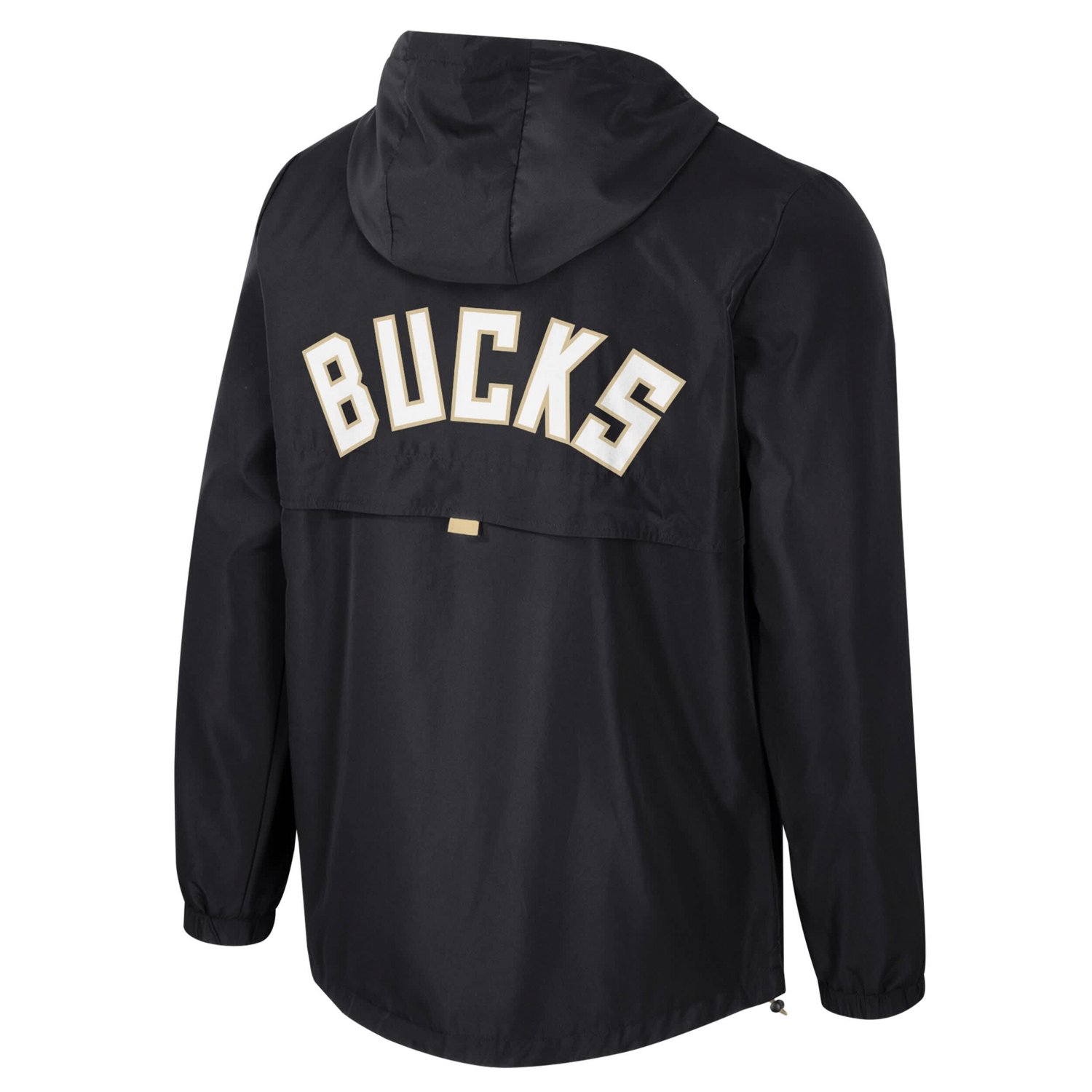Unisex Stadium Essentials Milwaukee Bucks Compete Quarter-Zip Hoodie Jacket - view number 3