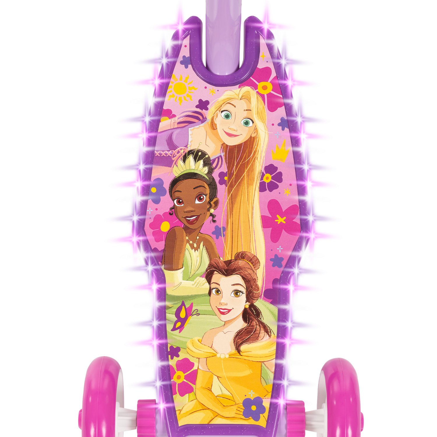 Huffy Girls Disney Princess Light Up 3-Wheel Scooter - view number 4
