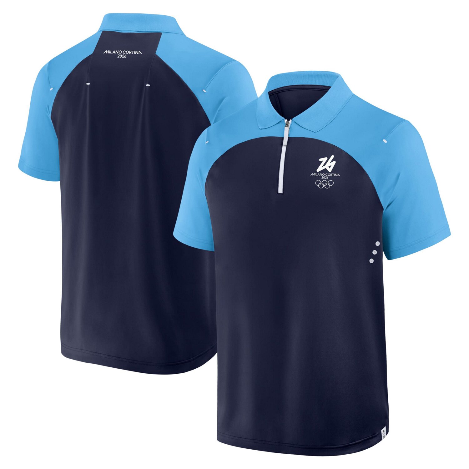Fanatics Milano Cortina 2026 Winter Olympics Tech Raglan Quarter-Zip Polo