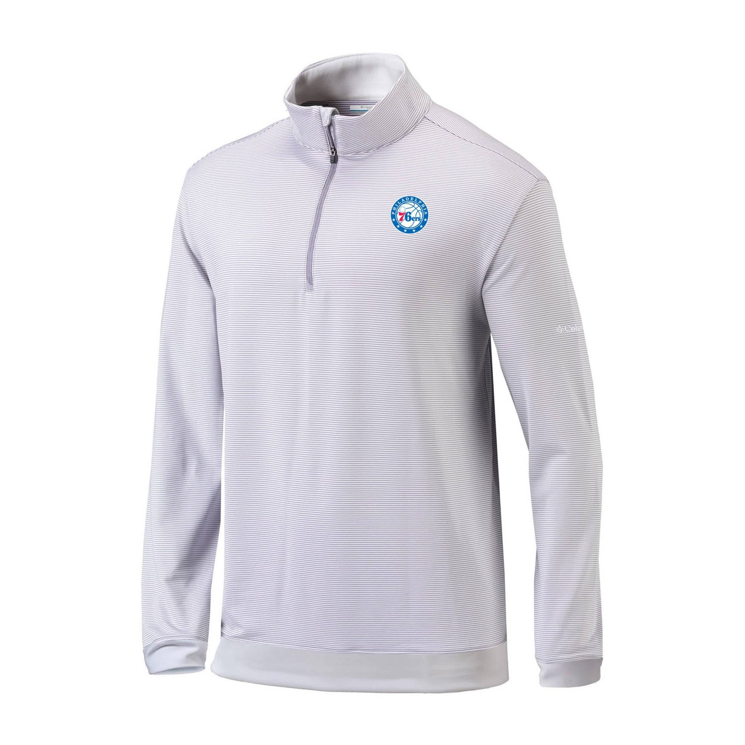 Columbia Philadelphia 76ers Omni-Wick Even Lie Quarter-Zip Top