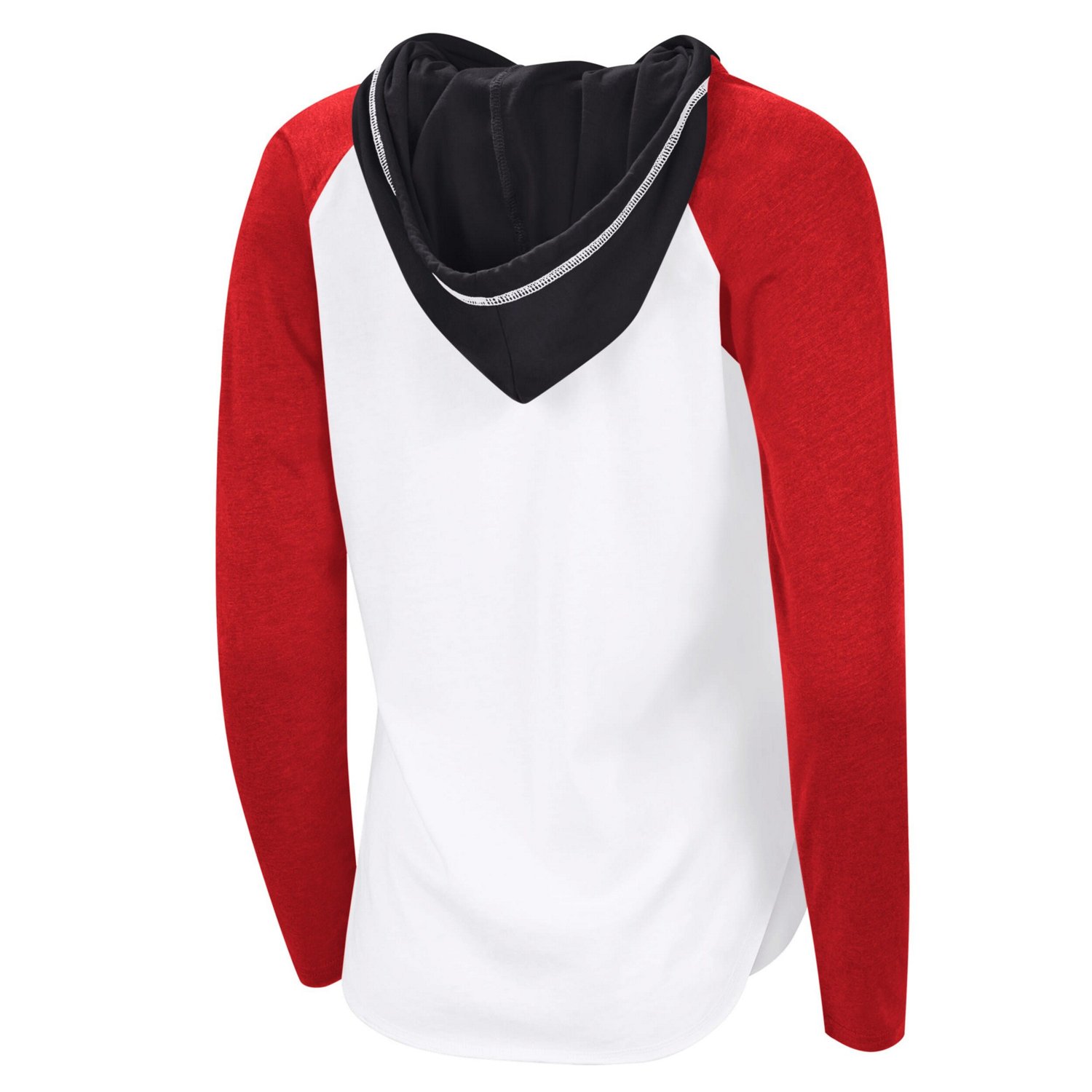 G-III 4Her by Carl Banks Calgary Flames VIP Raglan Long Sleeve Hoodie T-Shirt - view number 3