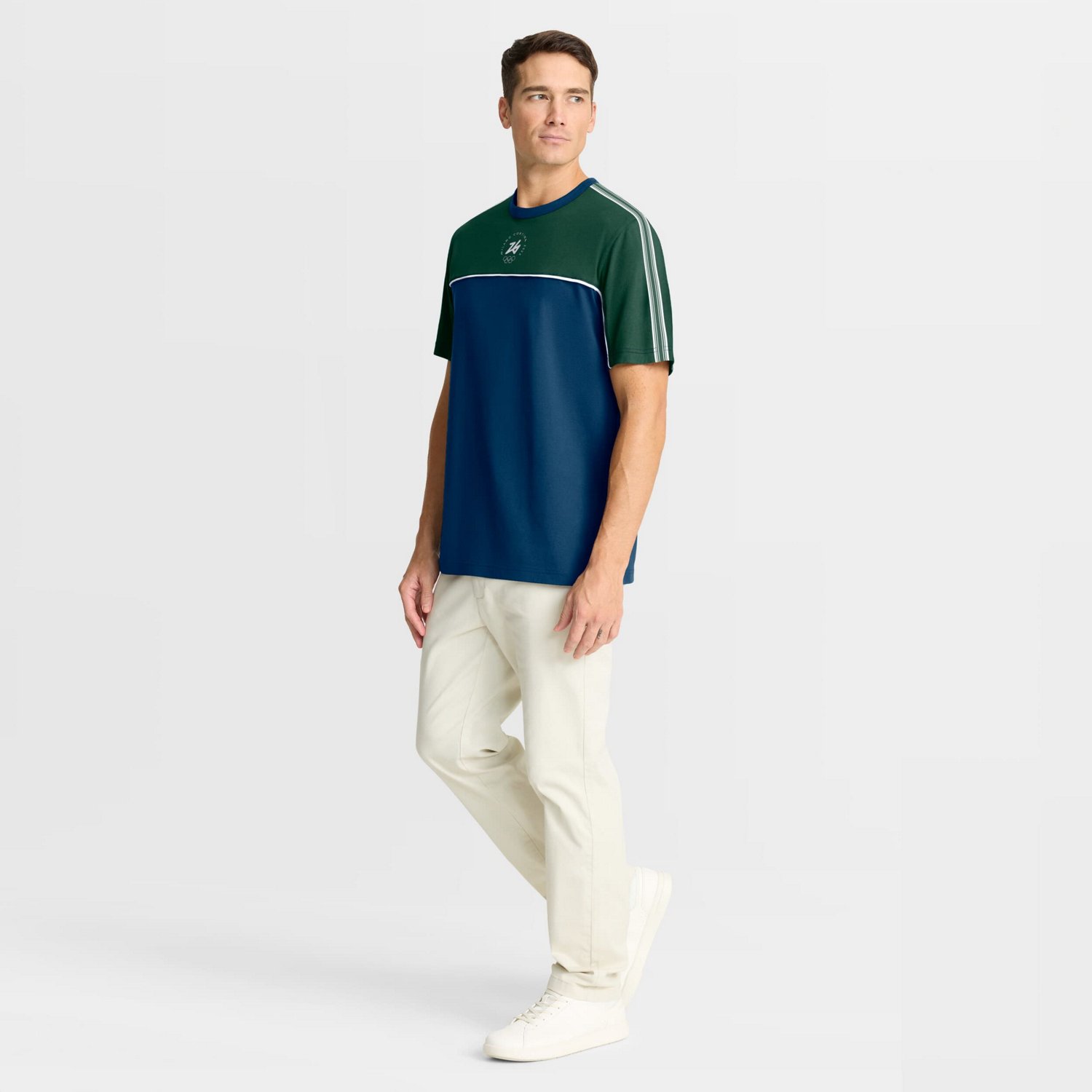 Fanatics Green Milano Cortina 2026 Winter Olympics Circular Retro T-Shirt - view number 3