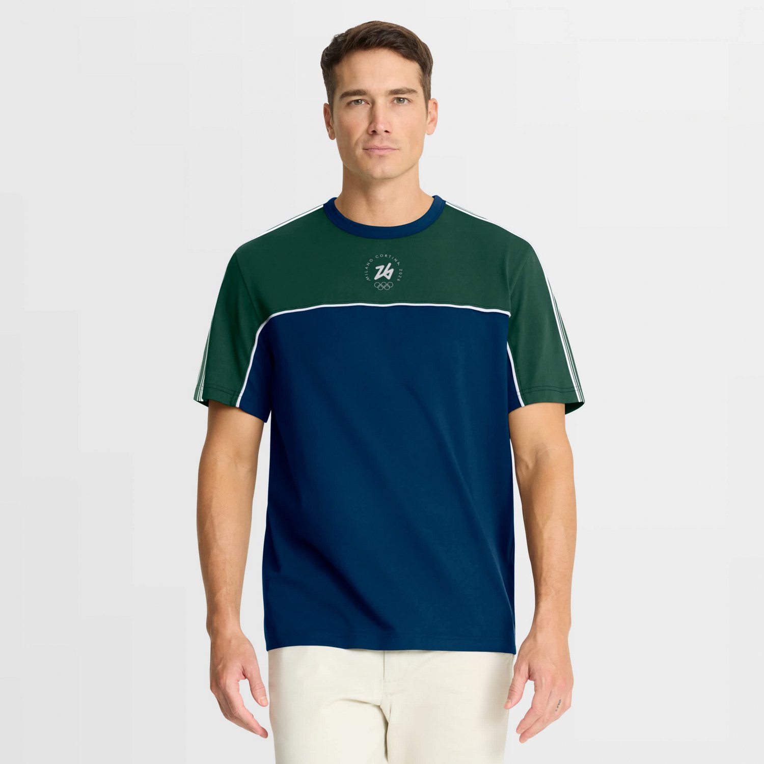 Fanatics Green Milano Cortina 2026 Winter Olympics Circular Retro T-Shirt