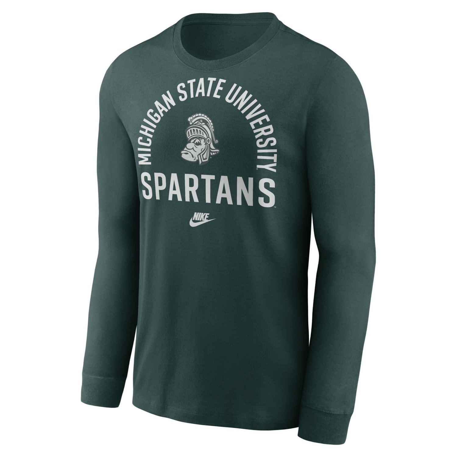 Nike Michigan State Spartans Legacy Arched Logo Long Sleeve T-Shirt - view number 2
