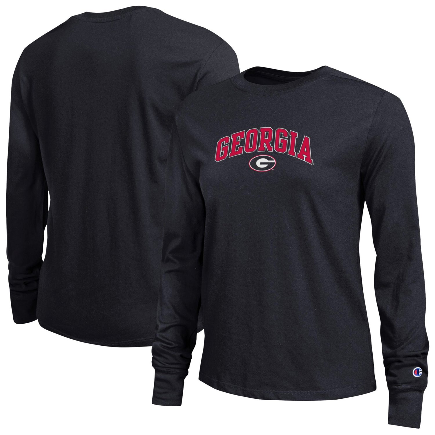 Champion Georgia Bulldogs Arch Over Logo Long Sleeve T-Shirt