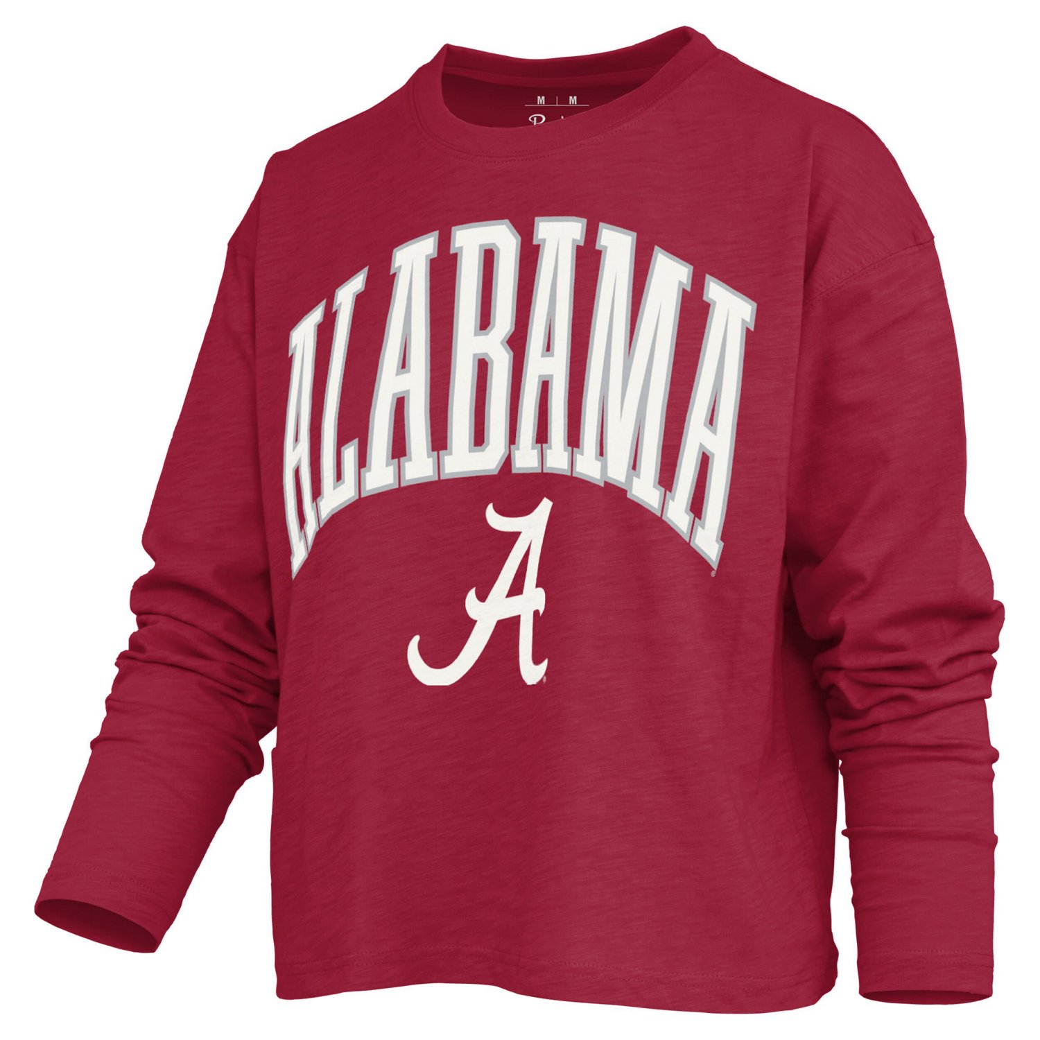 Pressbox Alabama Tide Motley Boxy Waist-Length Long Sleeve T-Shirt - view number 2