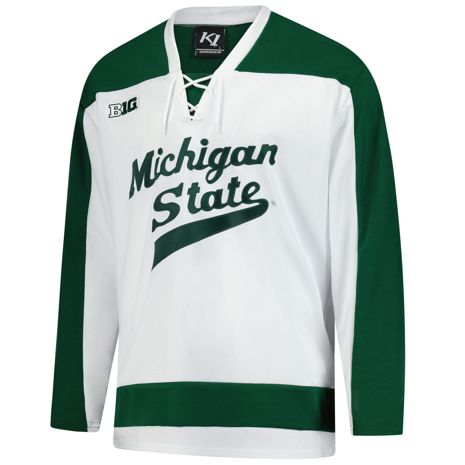 Michigan State Spartans Home Replica Hockey Jersey - view number 2