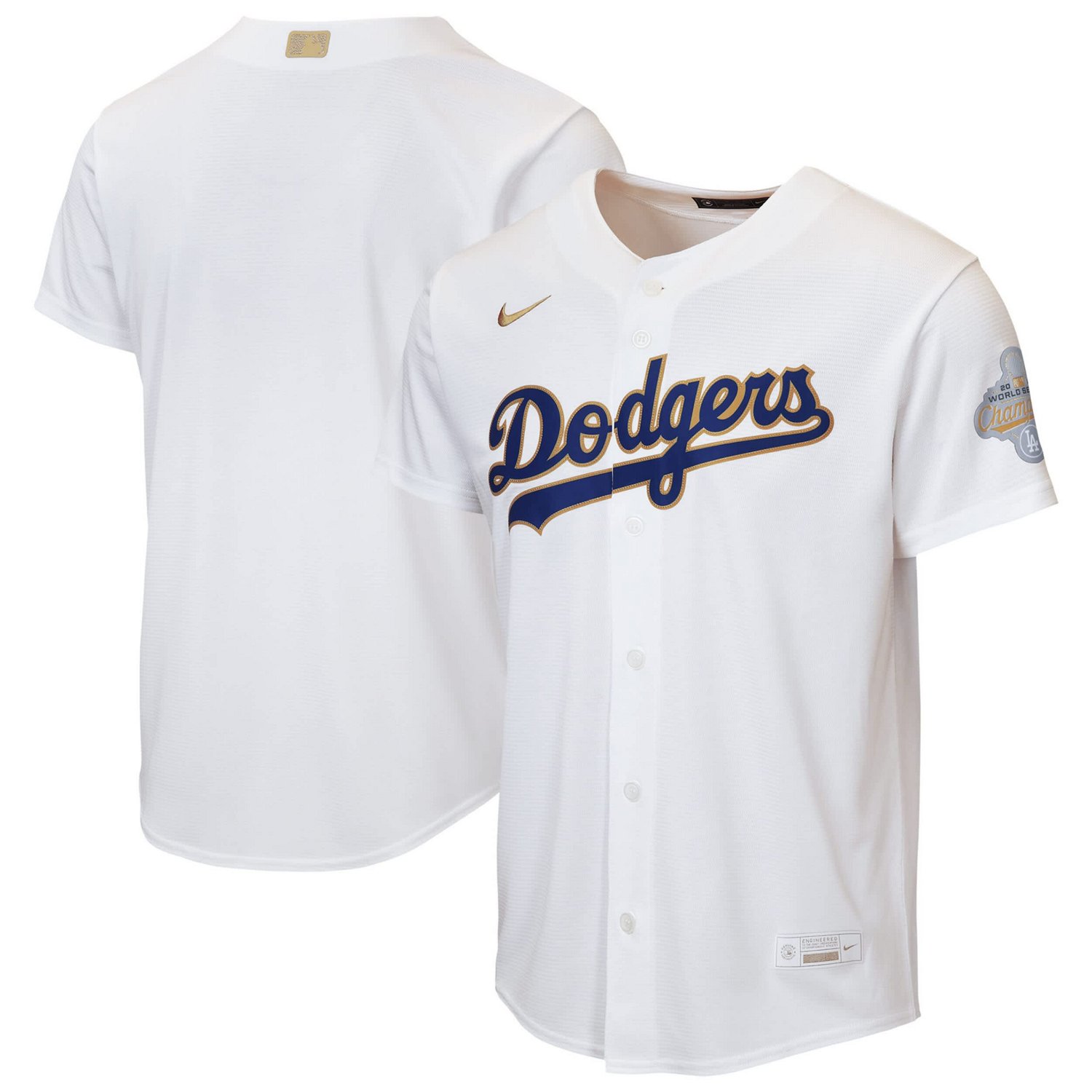 Youth Nike Los Angeles Dodgers 2026 Gold Collection Home Replica Jersey