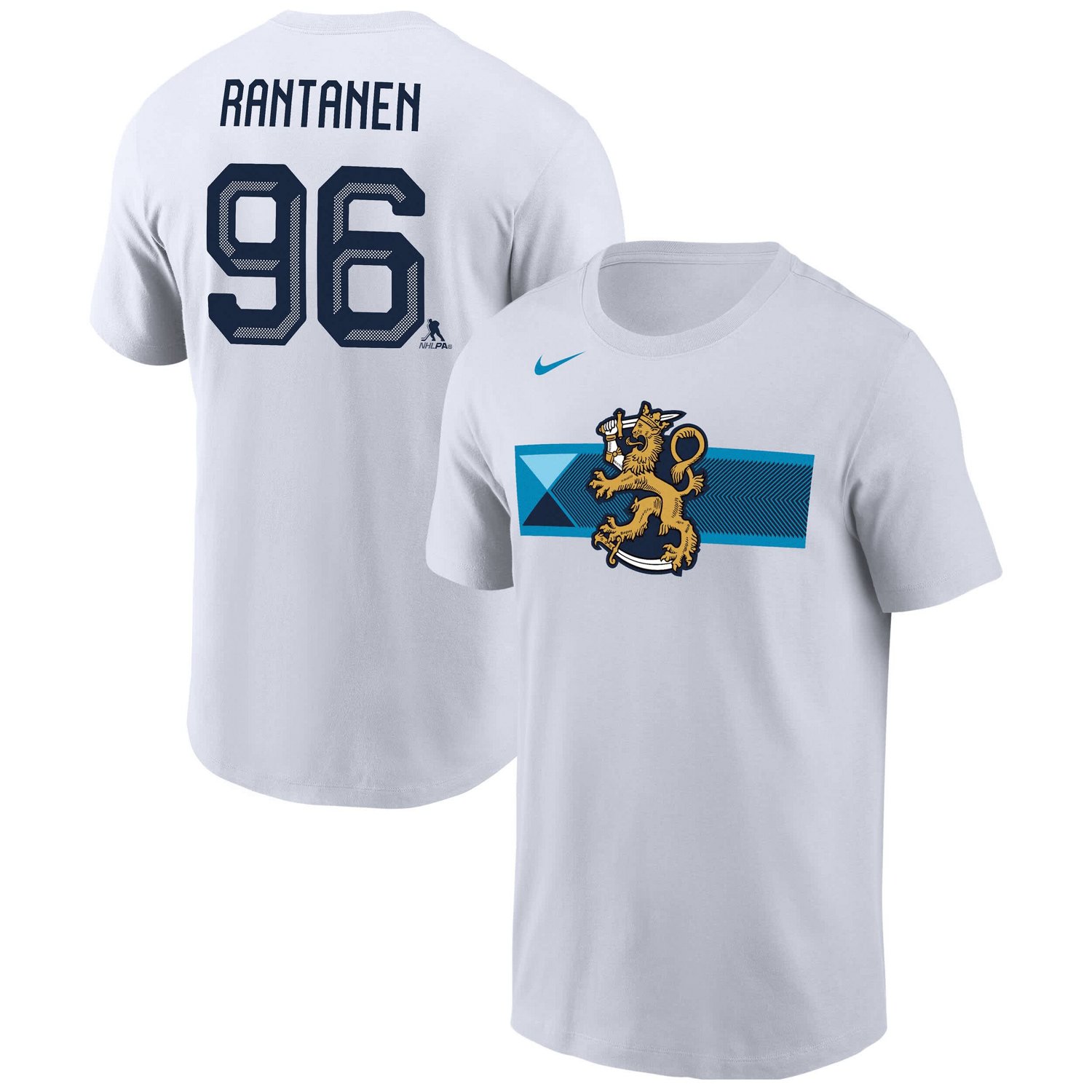 Nike Mikko Rantanen Finland Hockey 2026 Name  Number T-Shirt