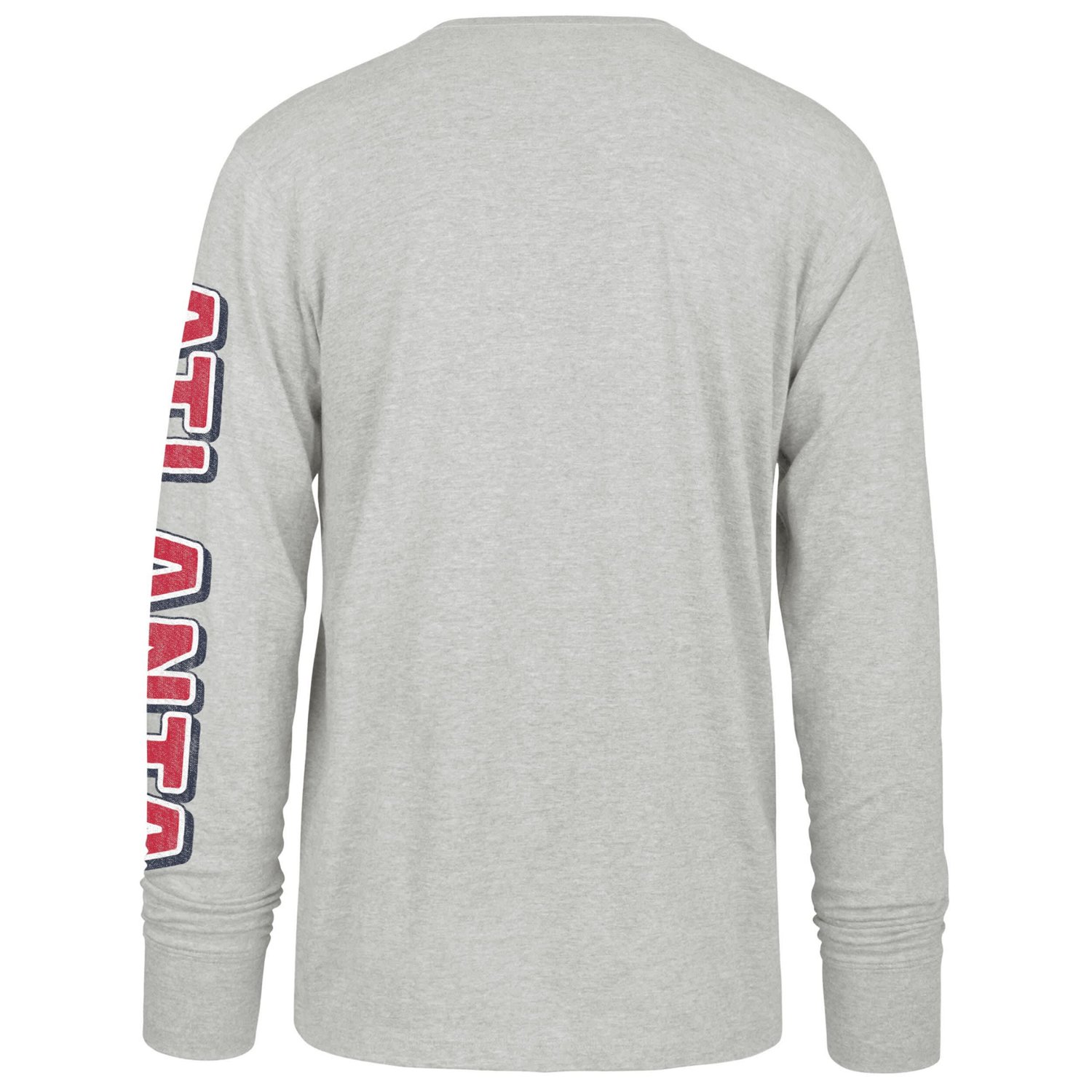 '47 Atlanta Braves Big  Tall Distressed Franklin Long Sleeve T-Shirt