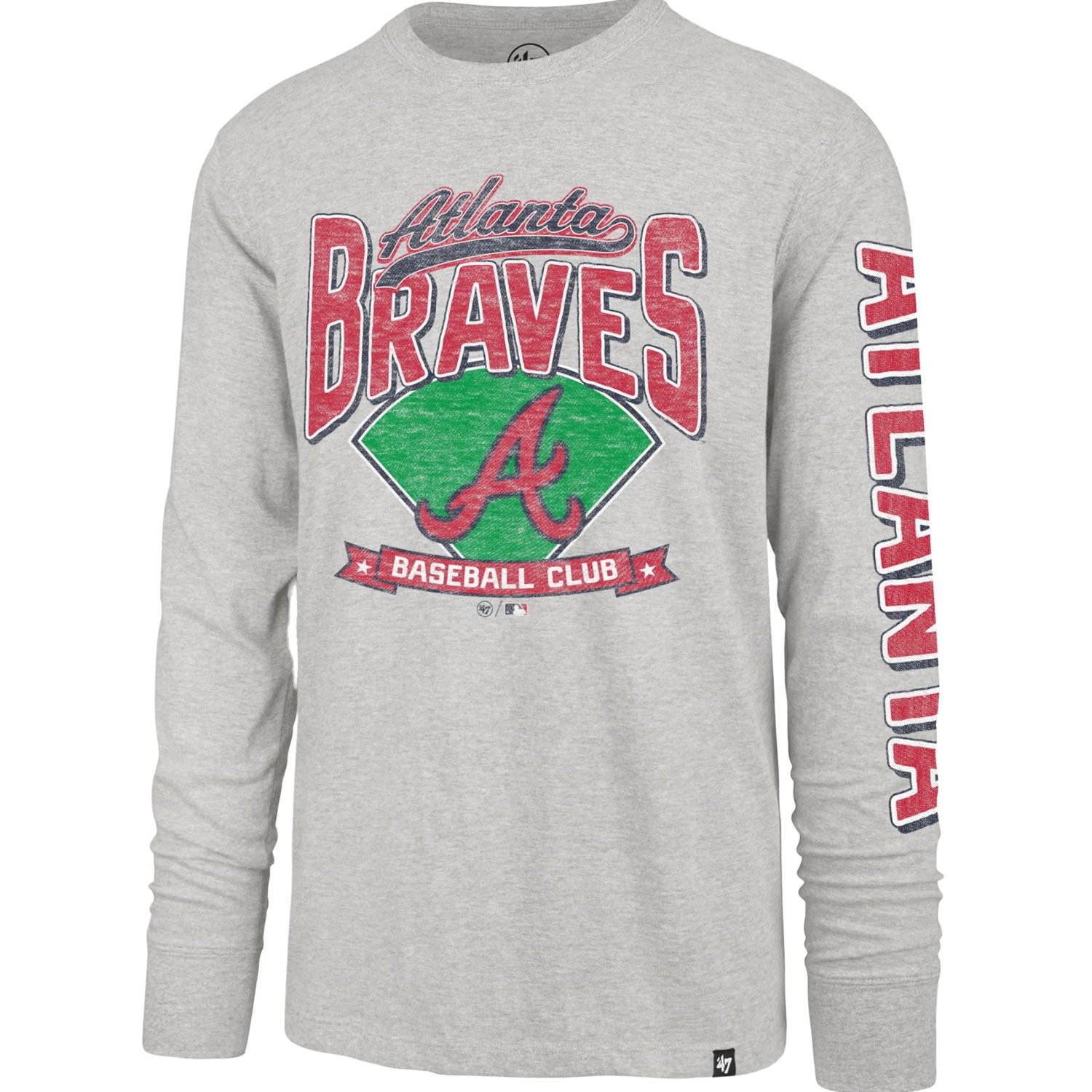 '47 Atlanta Braves Fair Ball Franklin Long Sleeve T-Shirt                                                                        - view number 2