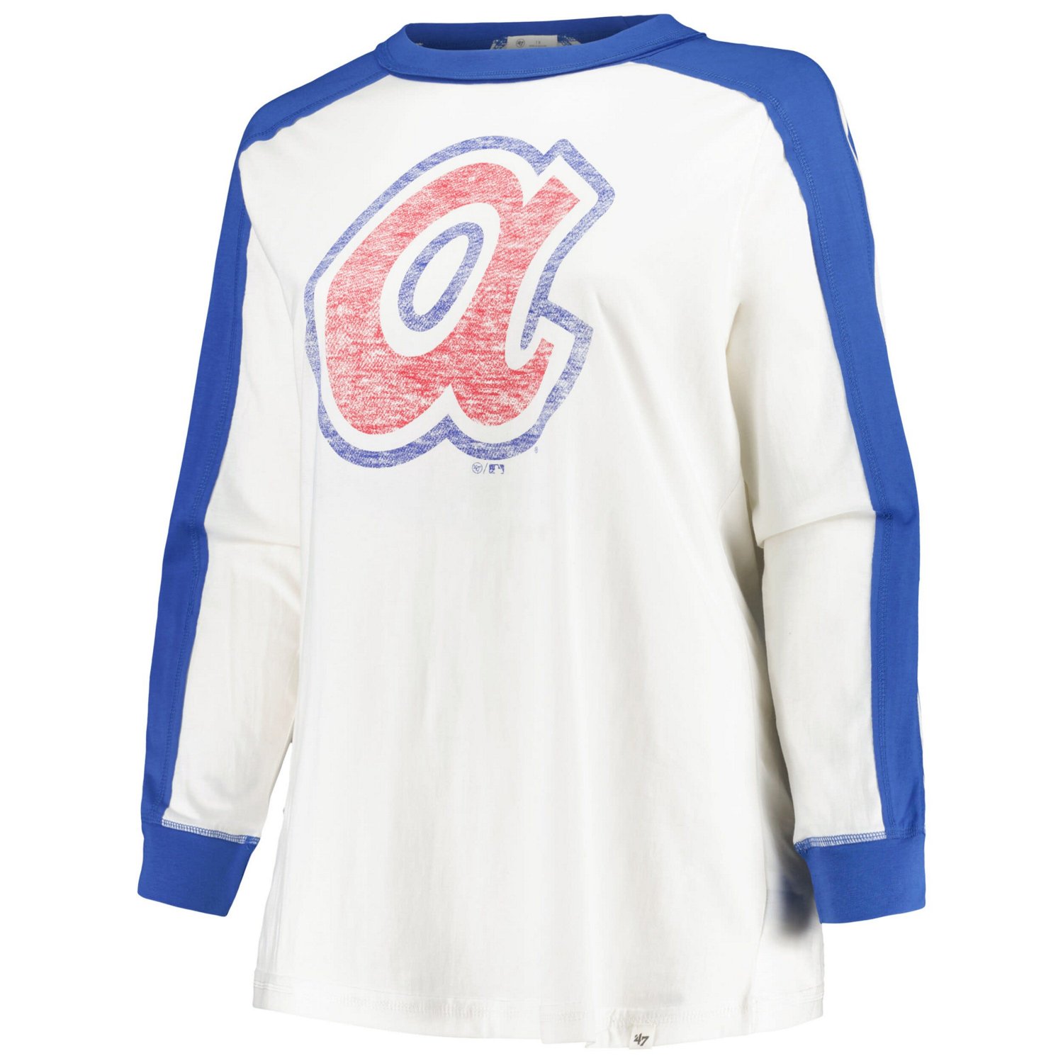 '47 Atlanta Braves Plus Caribou Raglan Long Sleeve T-Shirt