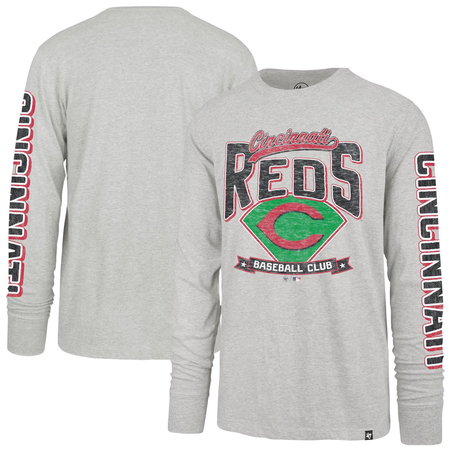 '47 Cincinnati Reds Fair Ball Franklin Long Sleeve T-Shirt                                                                       - view number 1