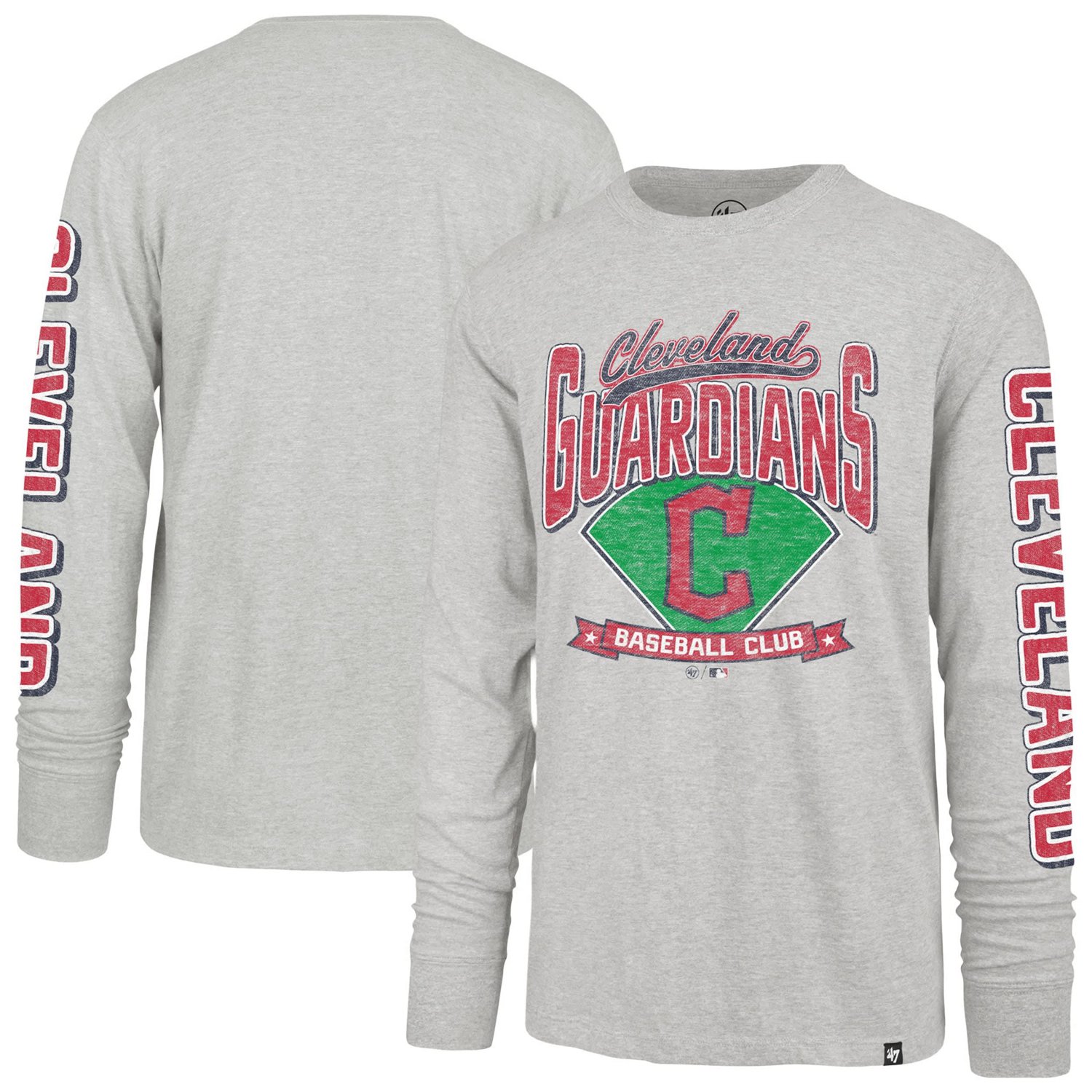 '47 Cleveland Guardians Fair Ball Franklin Long Sleeve T-Shirt                                                                   - view number 1