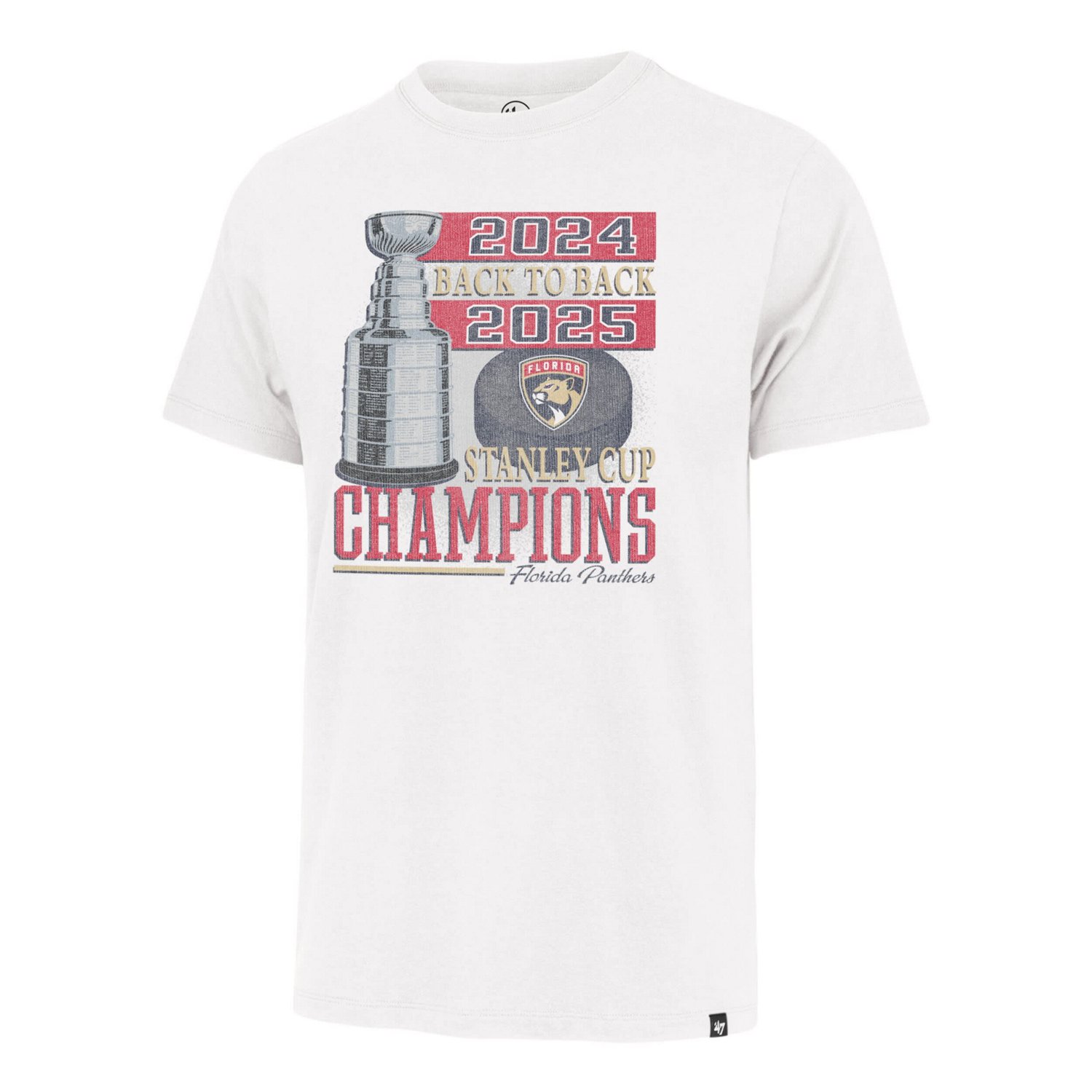 '47 Florida Panthers Back-to-Back Vintage T-Shirt - view number 2