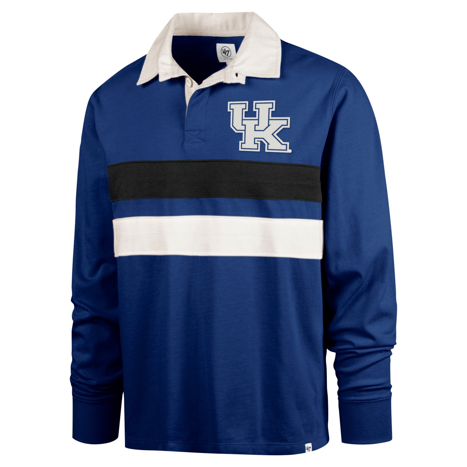 '47 Kentucky Wildcats Clubhouse Knox Thames Long Sleeve Rugby Polo
