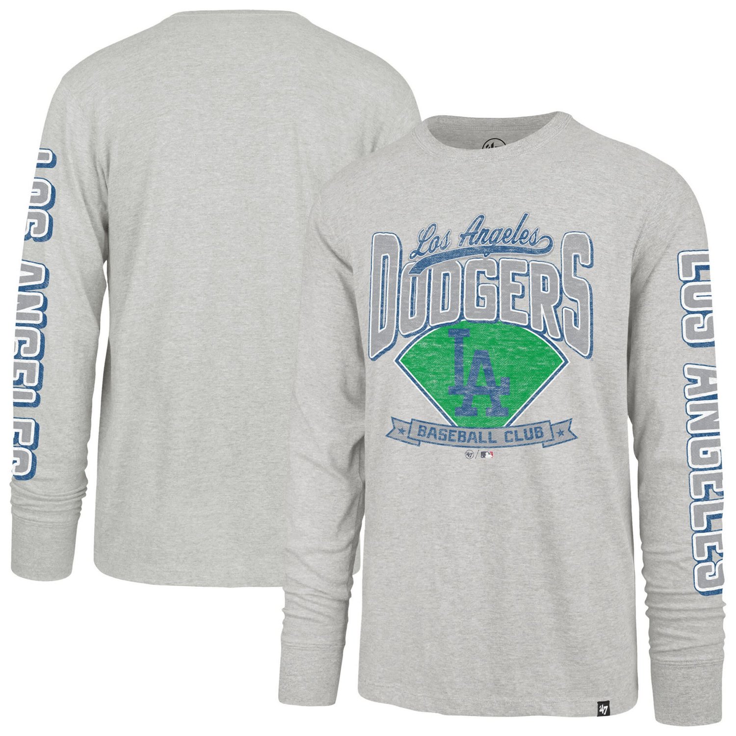 Los Angeles Dodgers大谷選手17 '47 FranklinグレーTシャツ Men's Los Angeles Dodgers Shohei Ohtani Nike Gray 2024 Fuse