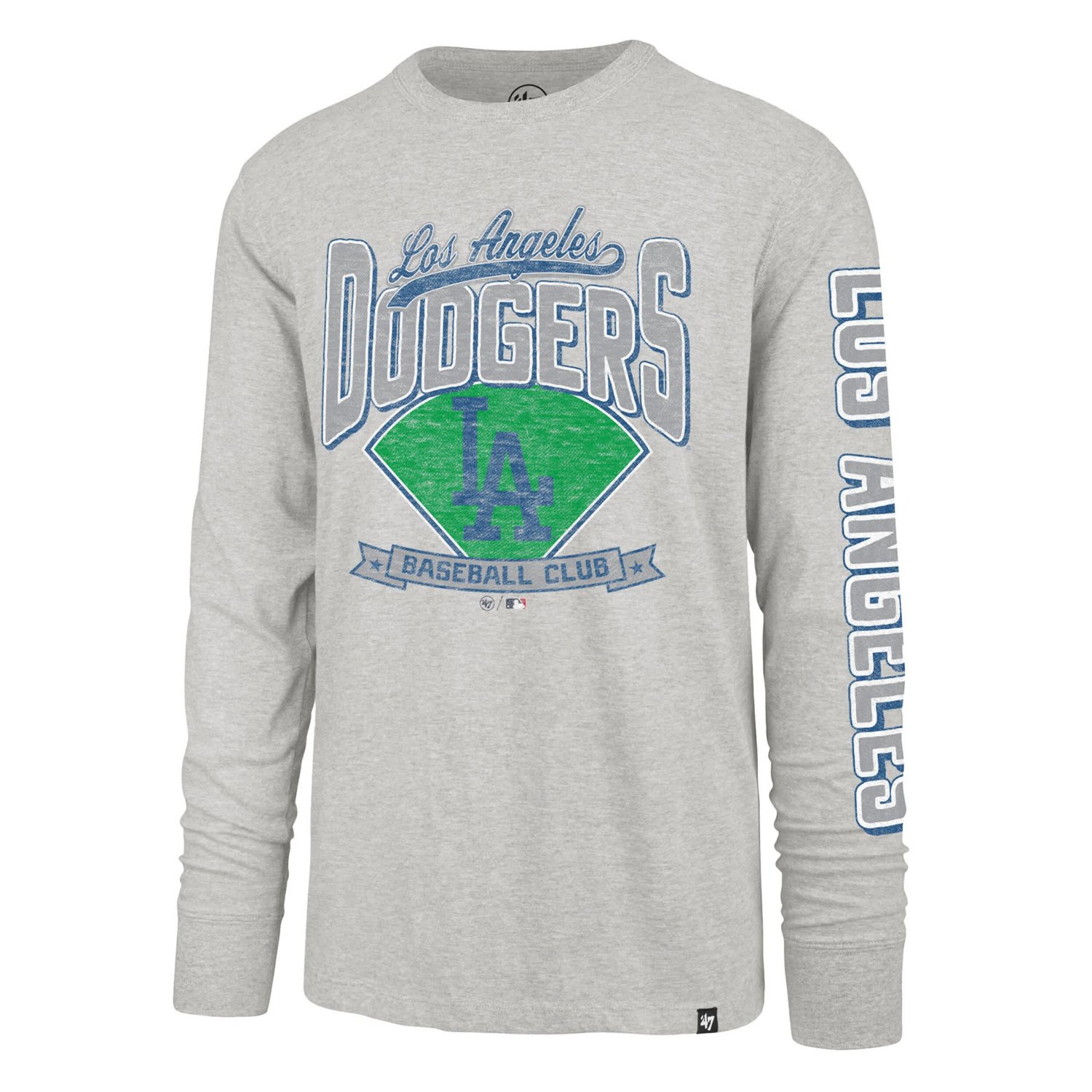'47 Los Angeles Dodgers Big  Tall Distressed Franklin Long Sleeve T-Shirt