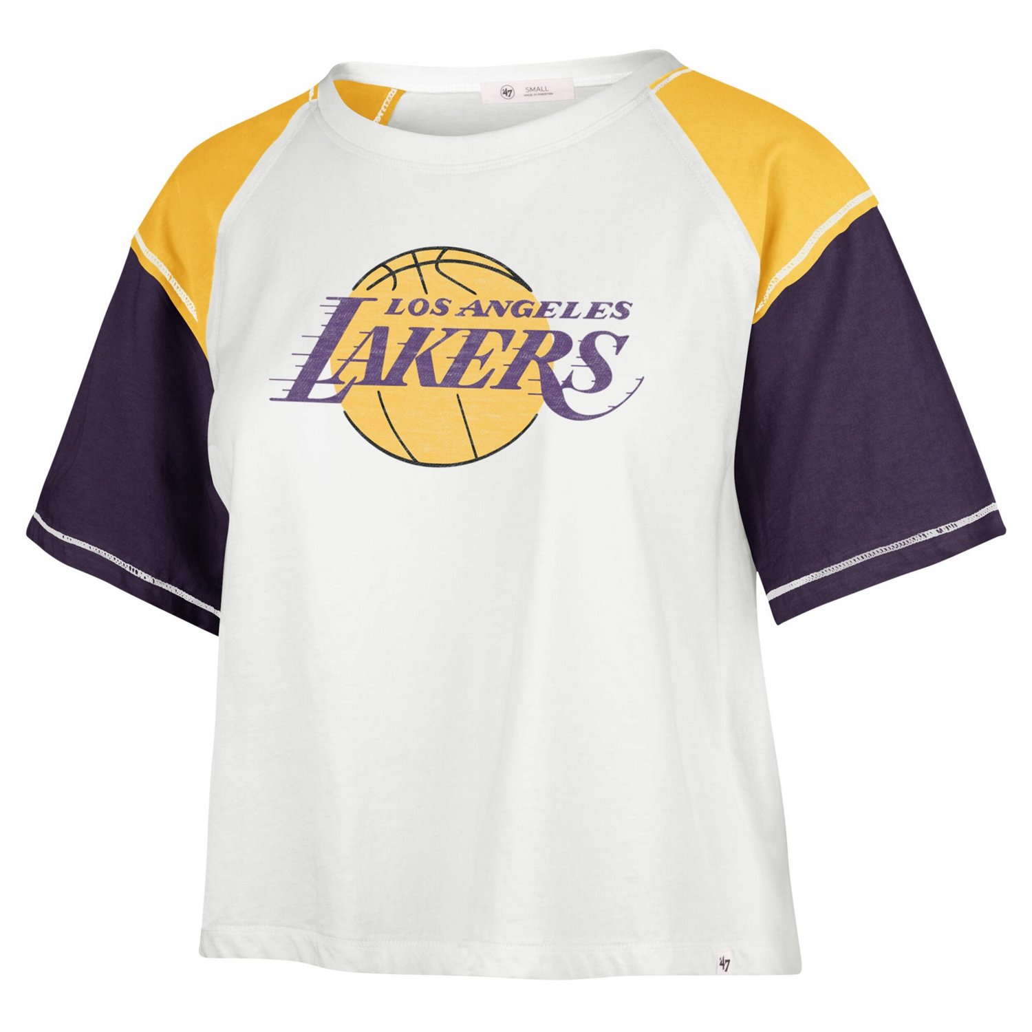 '47 Los Angeles Lakers Premier Raglan Cropped T-Shirt                                                                            - view number 2