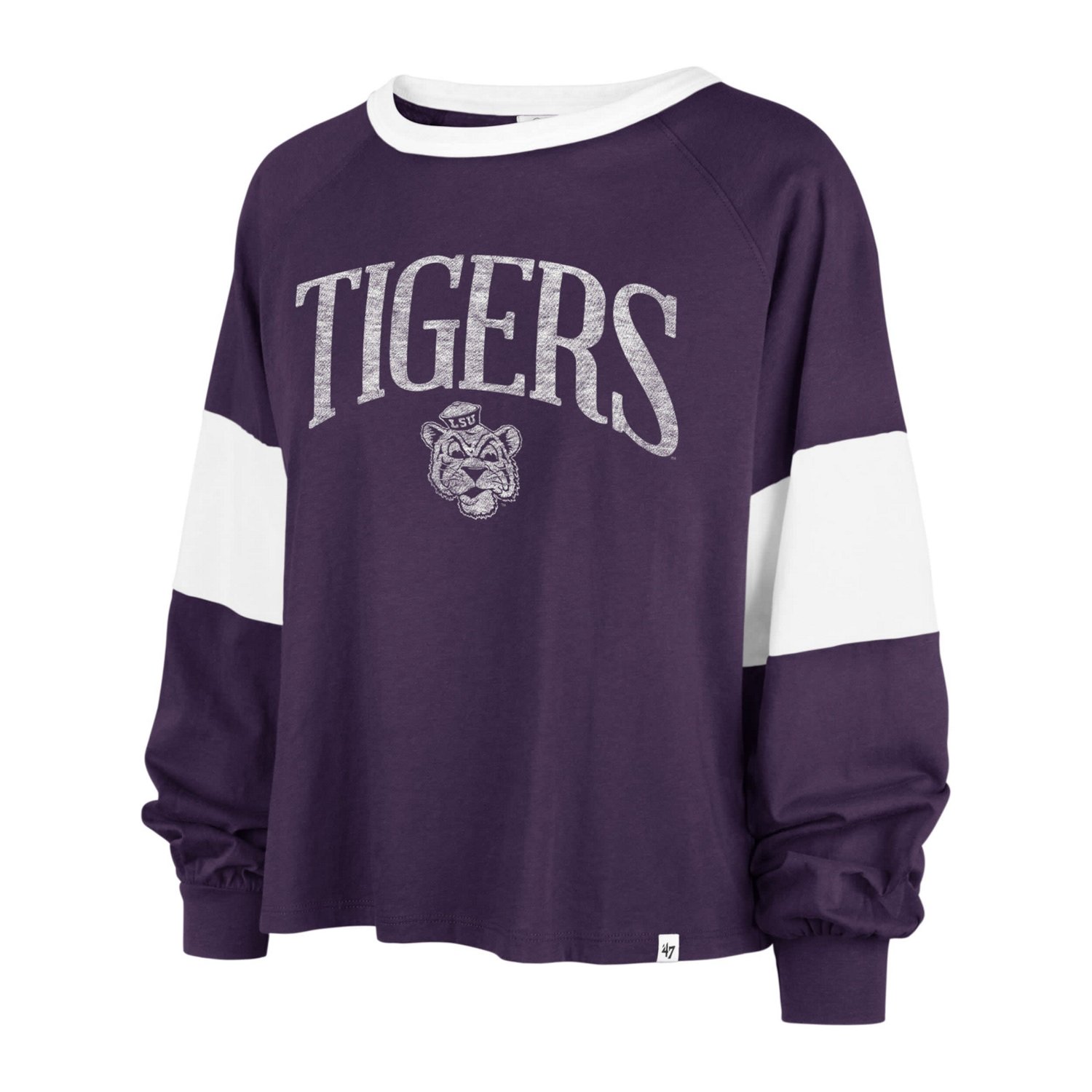 '47 LSU Tigers Upside Rhea Raglan Long Sleeve T-Shirt - view number 2