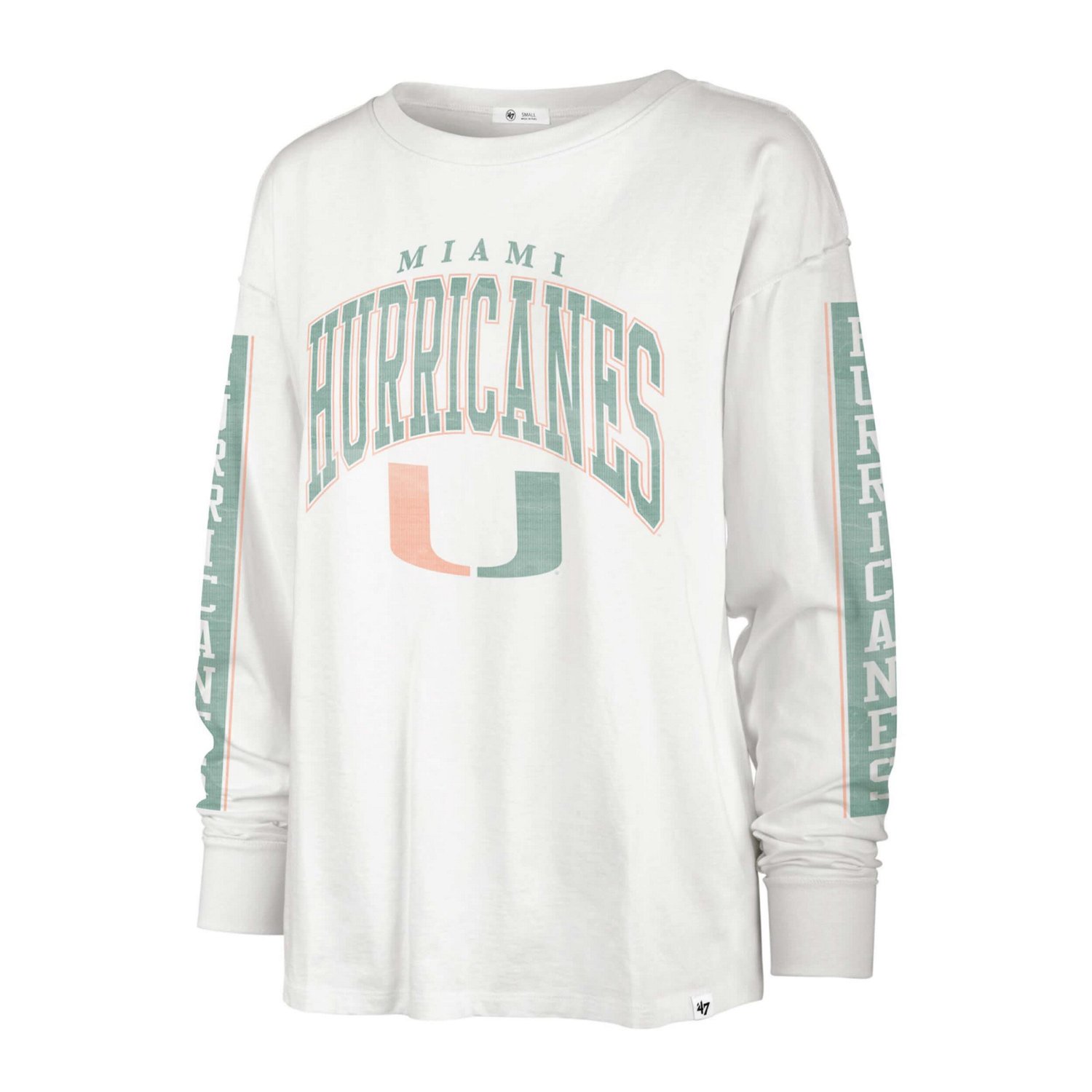 '47 Miami Hurricanes Statement SOA 3-Hit Long Sleeve T-Shirt - view number 2