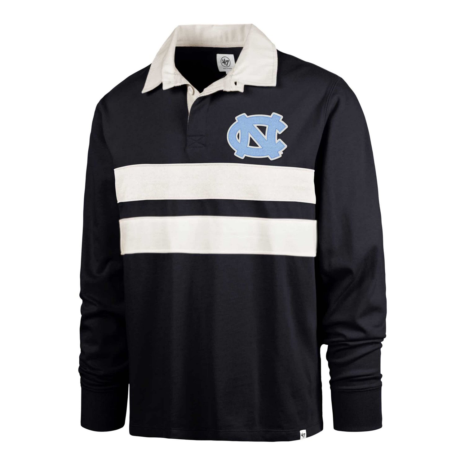 '47 North Carolina Tar Heels Clubhouse Knox Thames Long Sleeve Rugby Polo - view number 2
