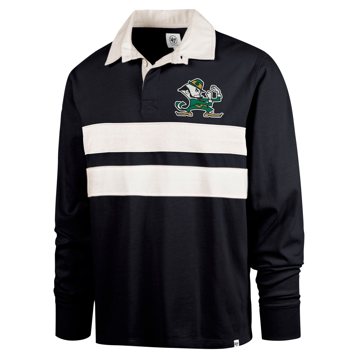 '47 Notre Dame Fighting Irish Clubhouse Knox Thames Long Sleeve Rugby Polo - view number 2