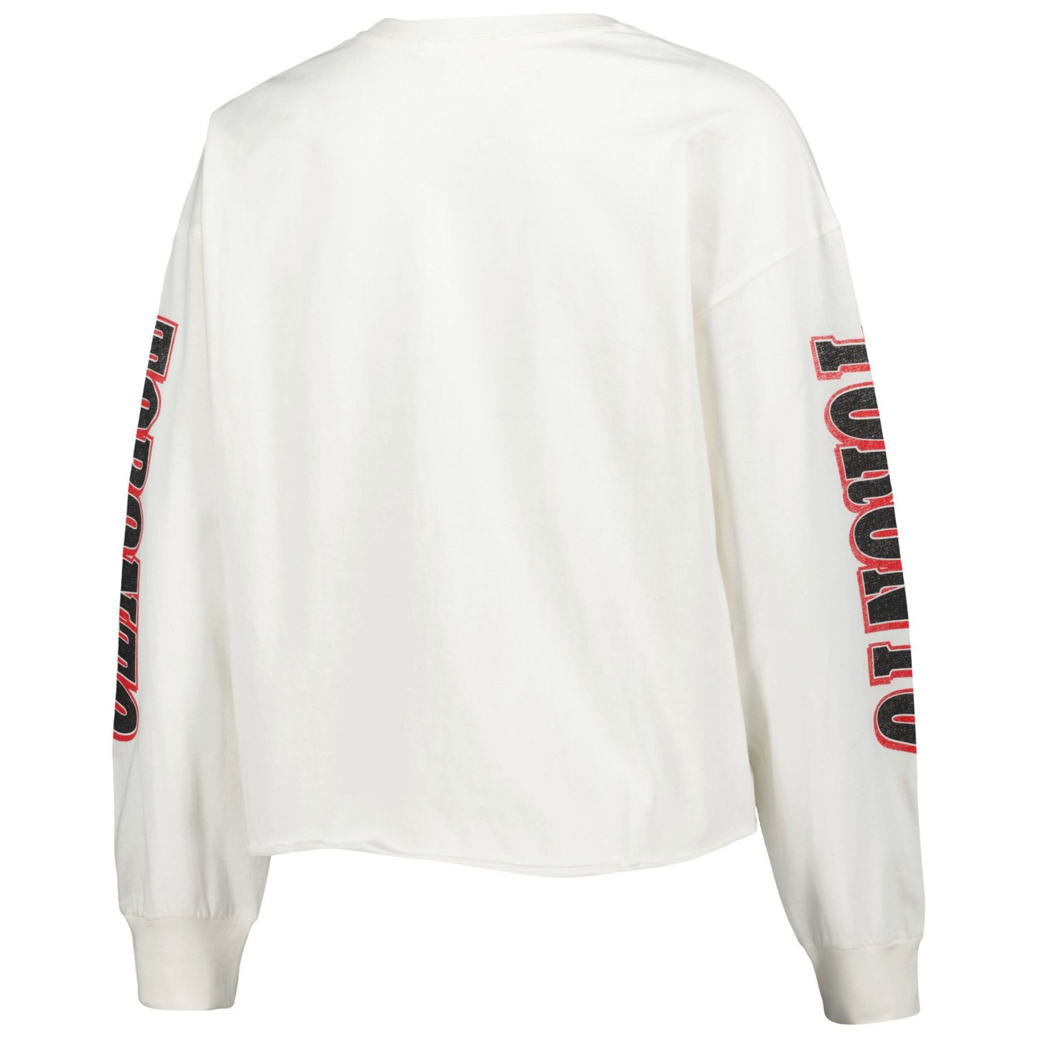 '47 Toronto Raptors Parkway Brush Back Long Sleeve Cropped T-Shirt                                                               - view number 3