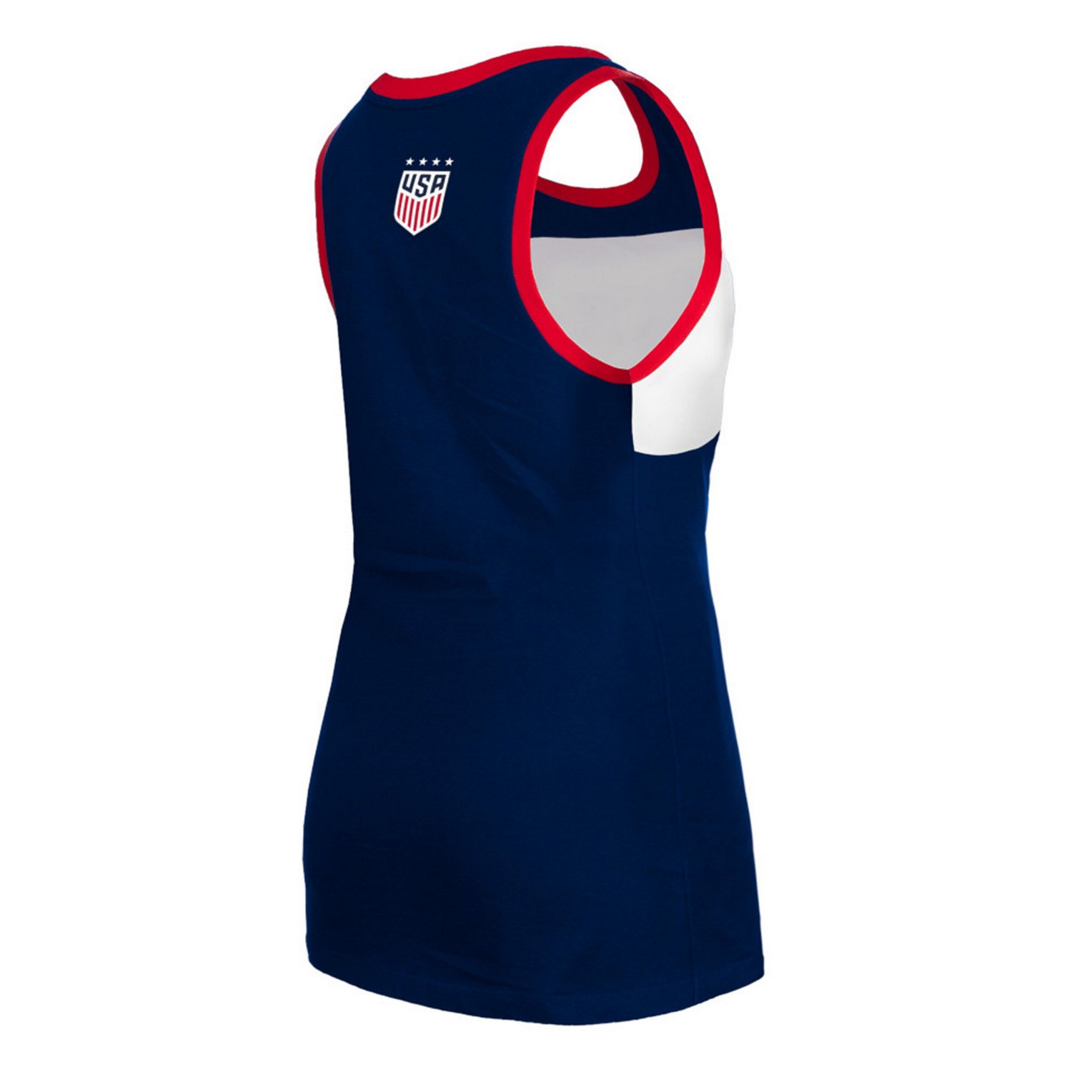 5th  Ocean by New Era USWNT Throwback Jersey Racer Tank Top - view number 3
