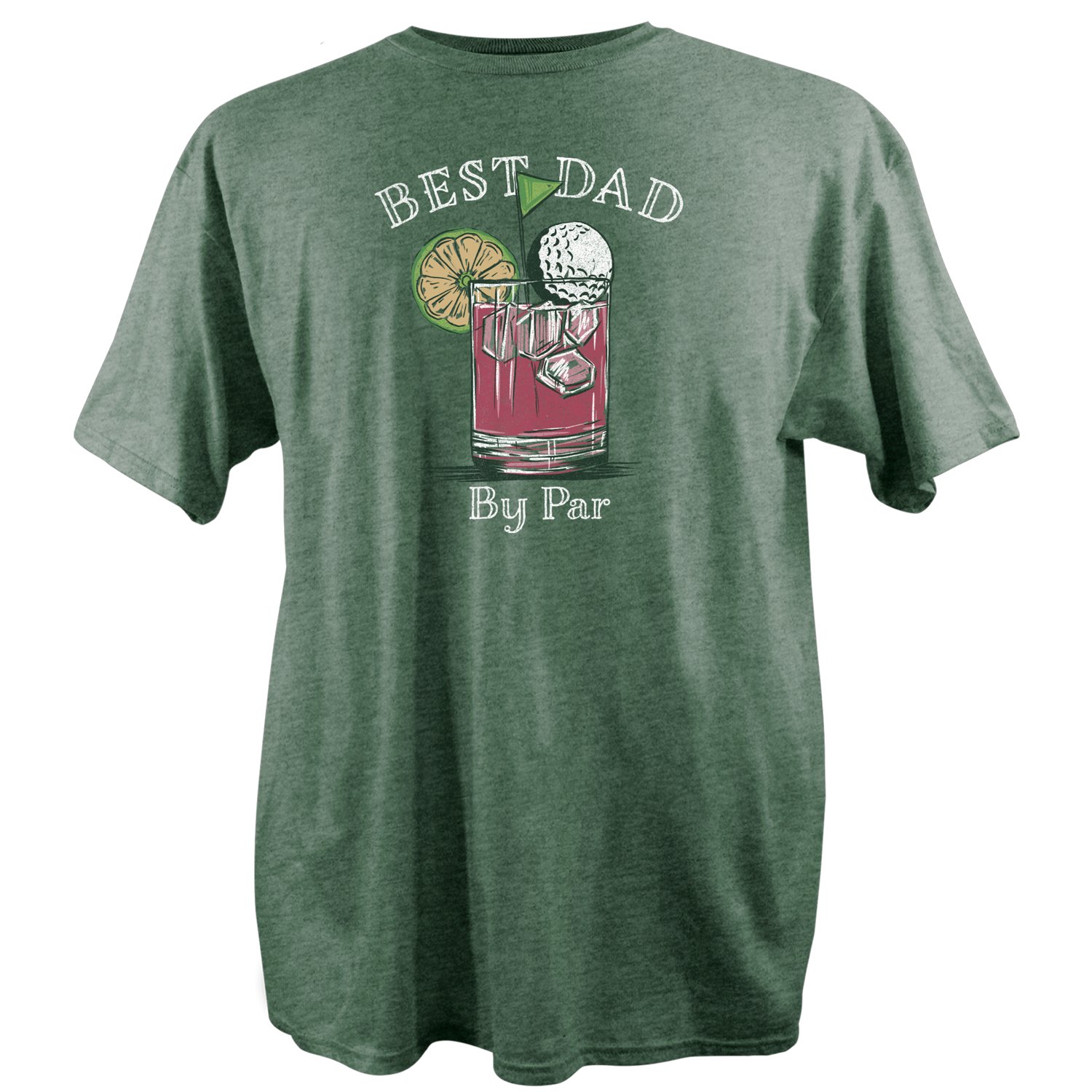 Academy Sports + Outdoors Men's Best Dad By Par T-shirt - view number 1