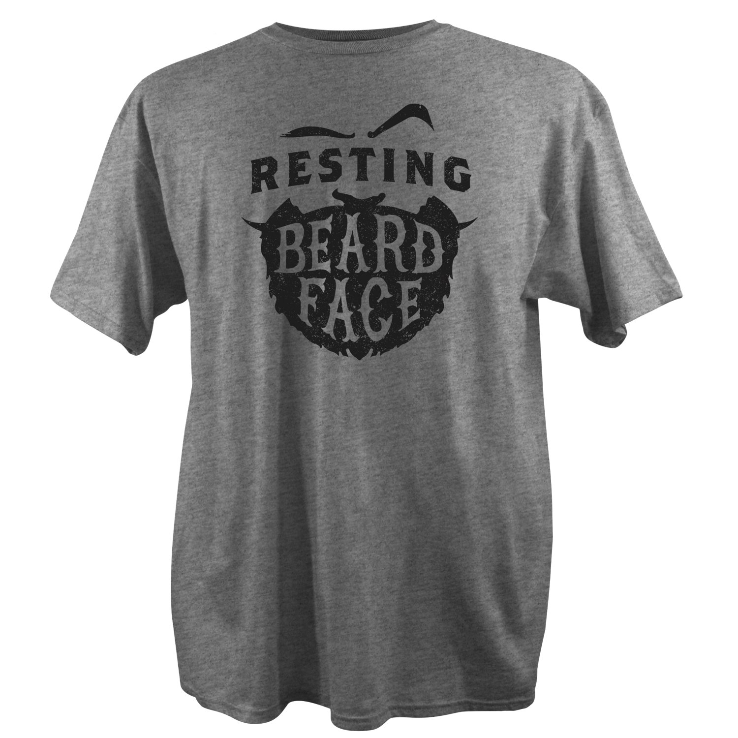 Academy Sports + Outdoors Men's Resting Beard Face T-shirt - view number 1