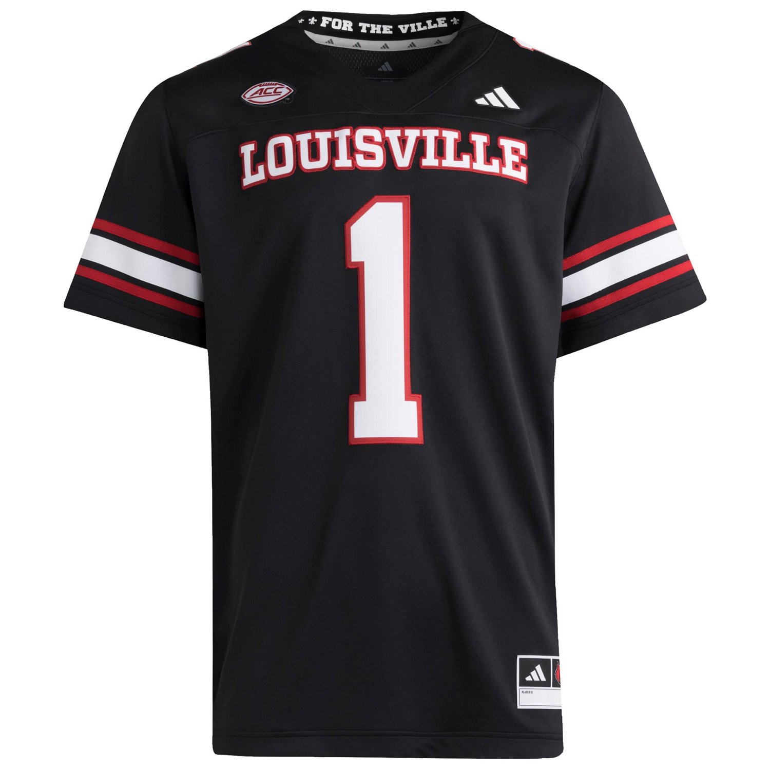 adidas 1 Louisville Cardinals Premier Strategy Jersey - view number 2