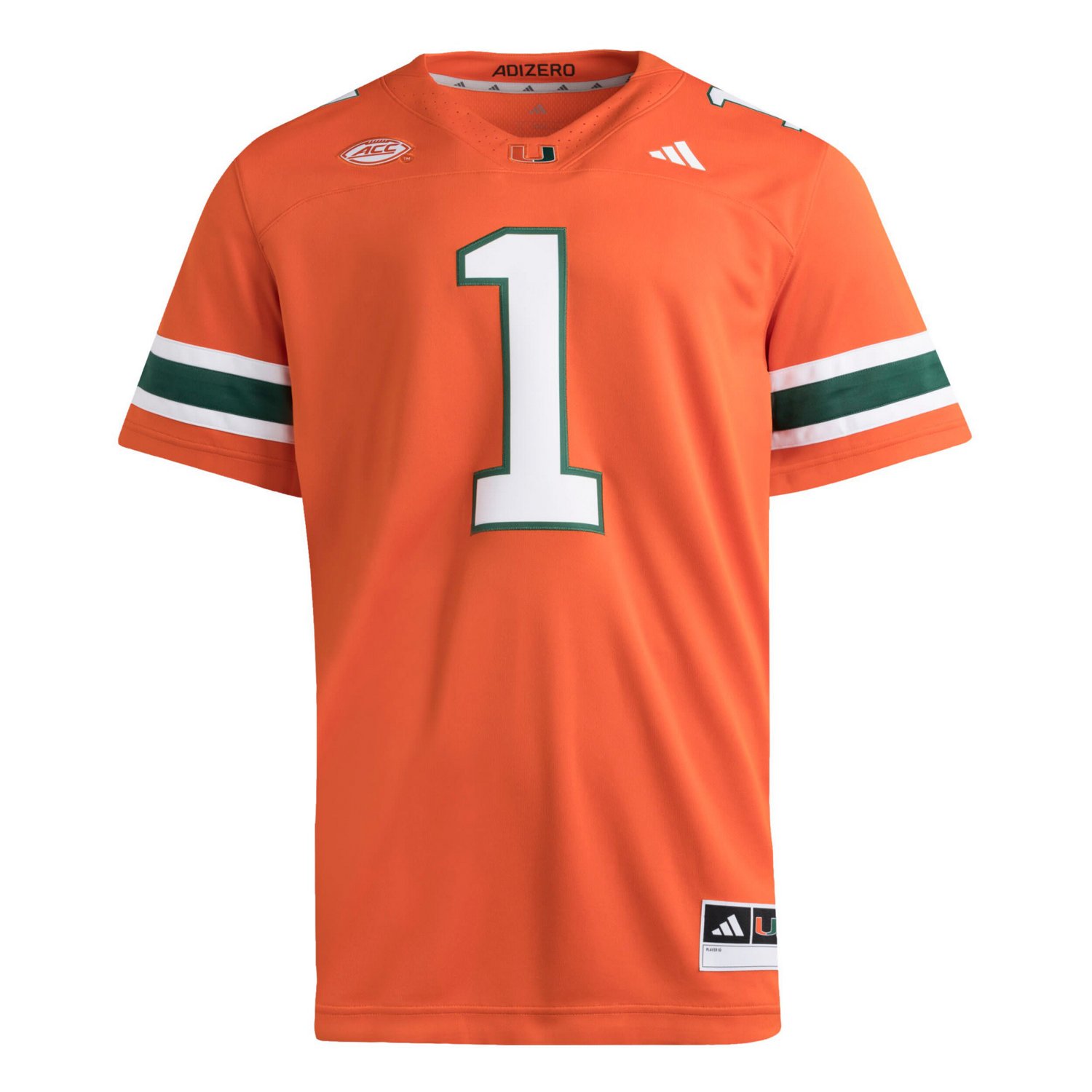 adidas 1 Miami Hurricanes Premier Jersey - view number 2
