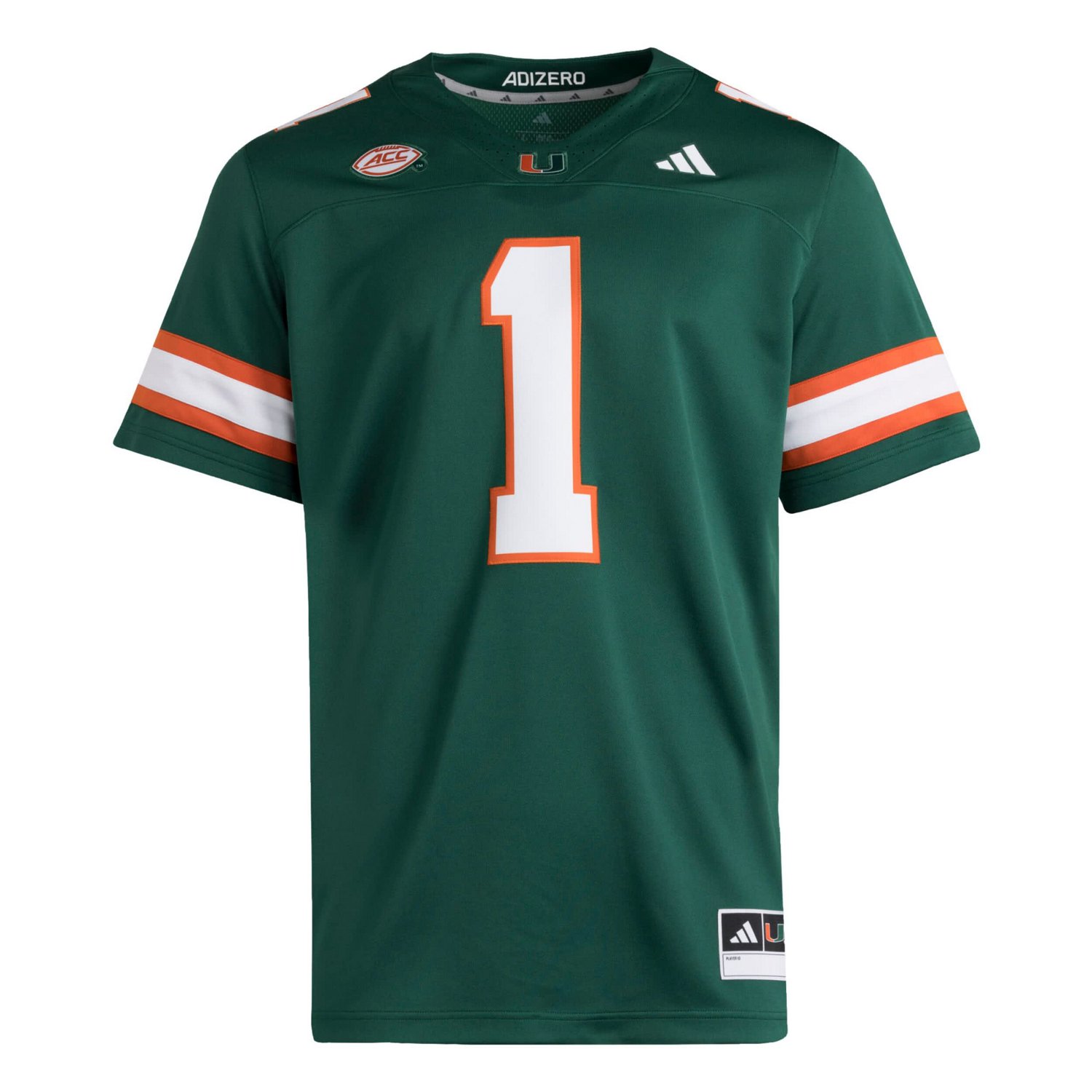adidas 1 Miami Hurricanes Premier Jersey - view number 2