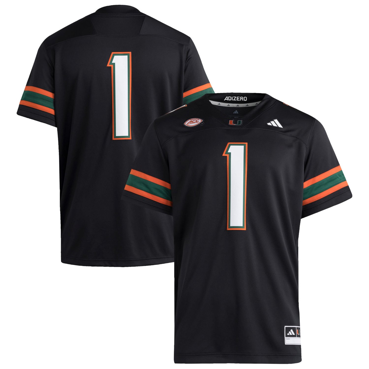 adidas 1 Miami Hurricanes Premier Jersey - view number 1