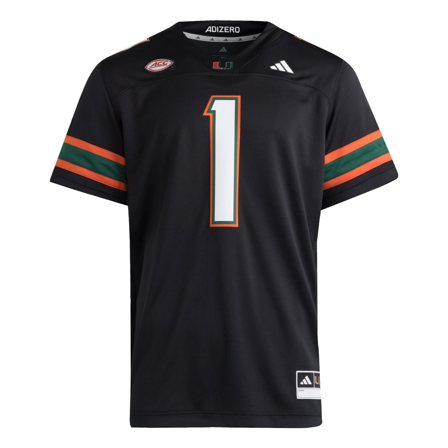 adidas 1 Miami Hurricanes Premier Jersey - view number 2