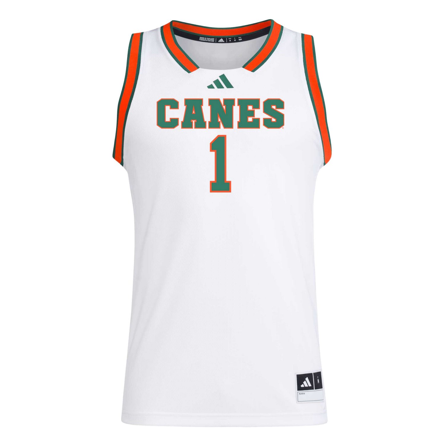 adidas 1 Miami Hurricanes Replica Swingman Jersey - view number 2