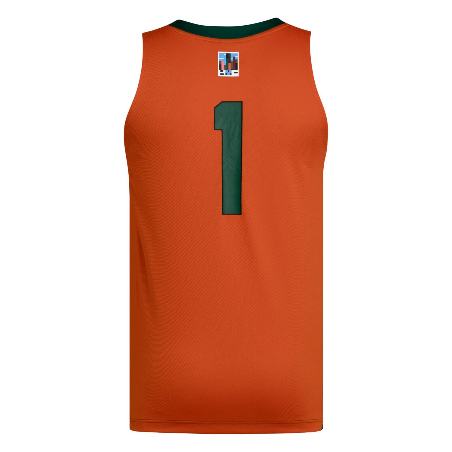 adidas 1 Orange Miami Hurricanes Black History Month Basketball Jersey                                                           - view number 3