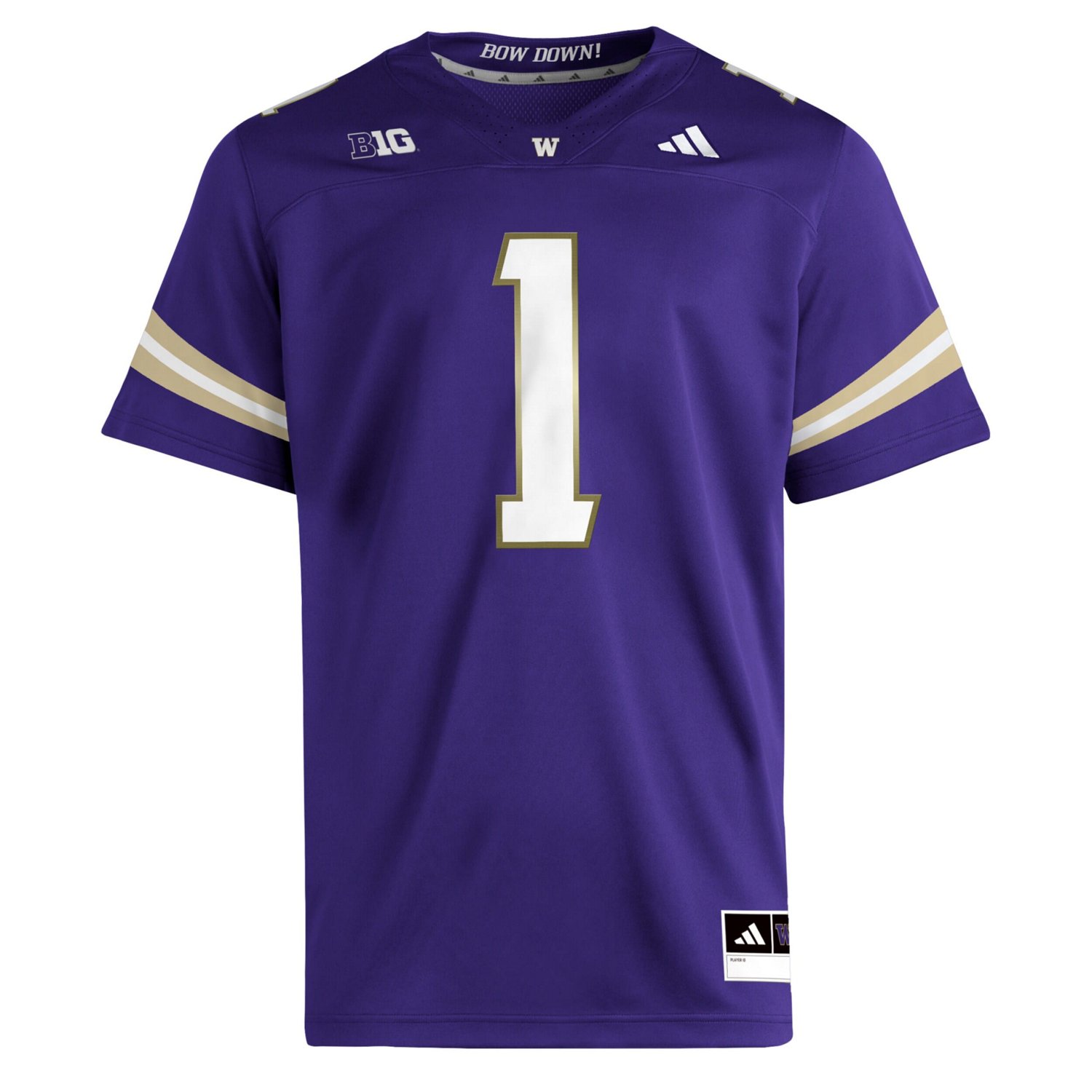 adidas 1 Washington Huskies Premier Jersey - view number 2
