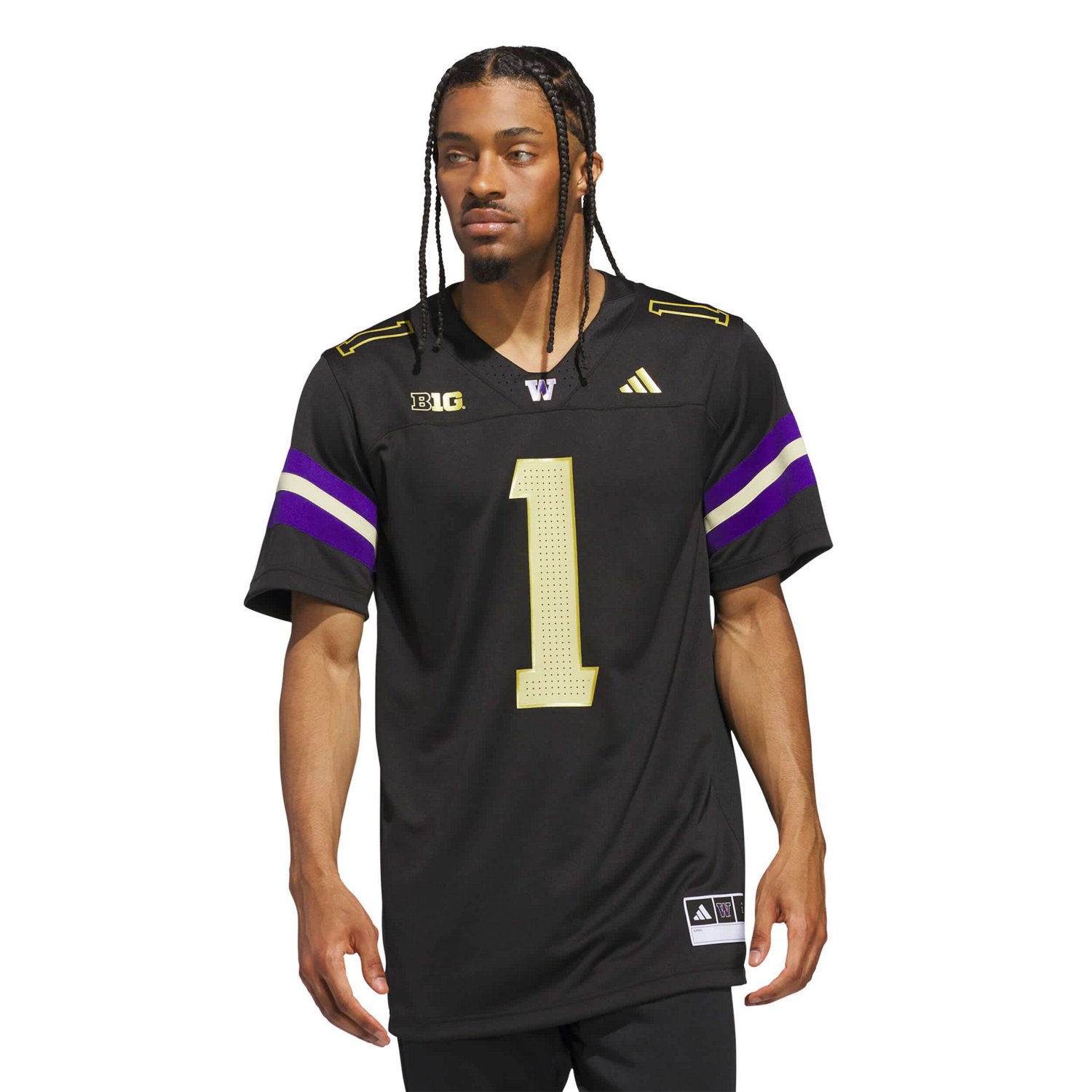 adidas 1 Washington Huskies Premier Strategy Jersey - view number 2