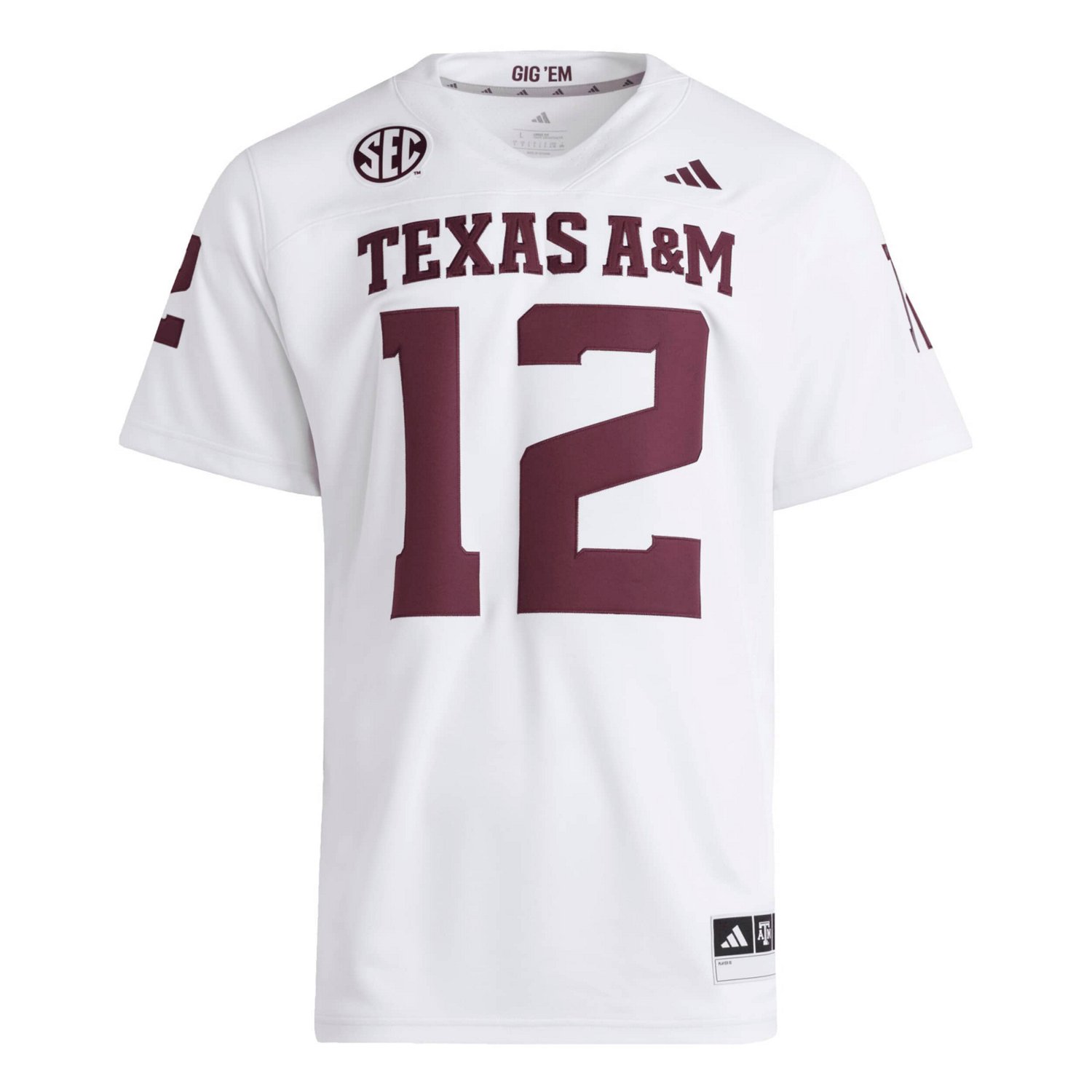 adidas 12 Texas AM Aggies Premier Jersey - view number 2