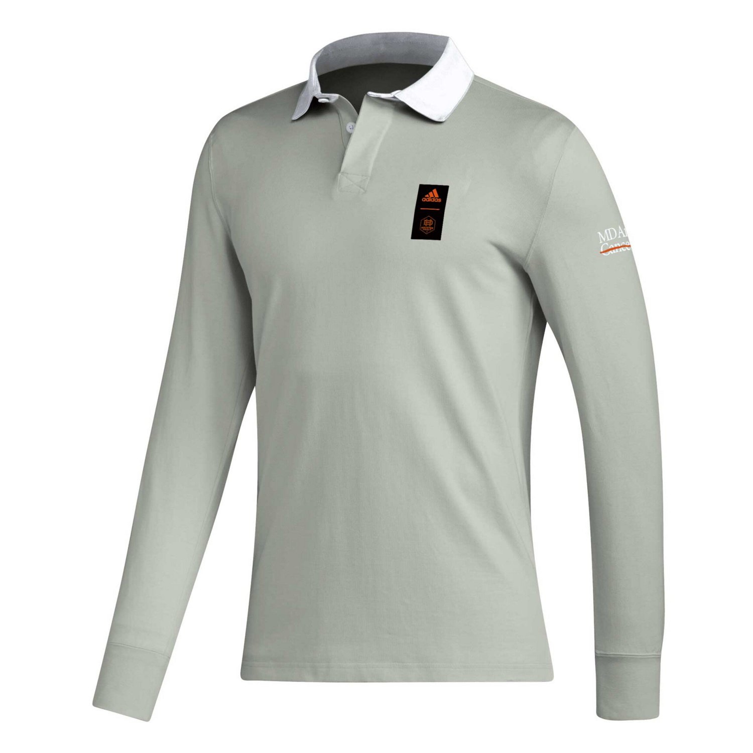 adidas 2023 Player Houston Dynamo FC Travel Long Sleeve Polo - view number 2
