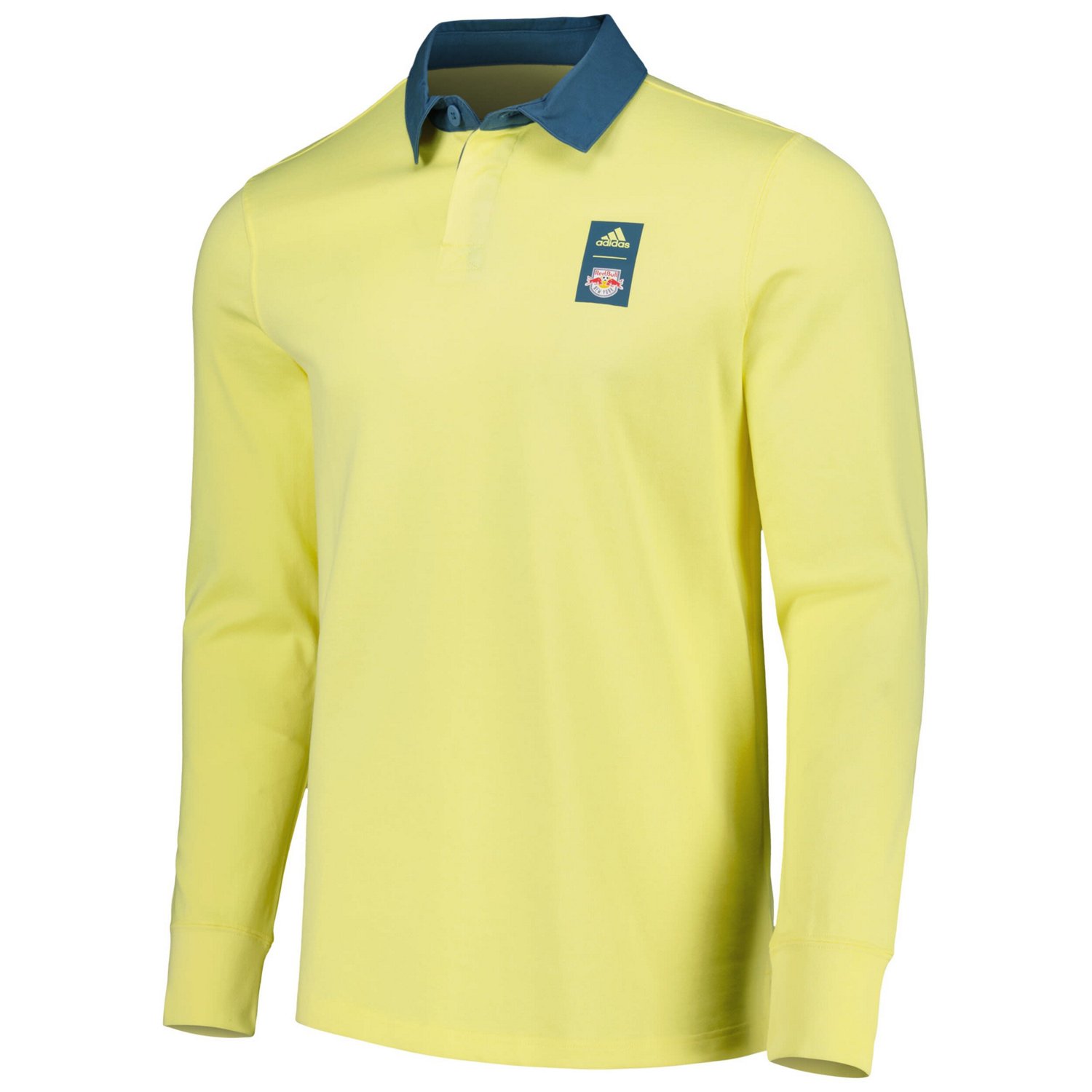 adidas 2023 Player New York Red Bulls Travel Long Sleeve Polo - view number 2