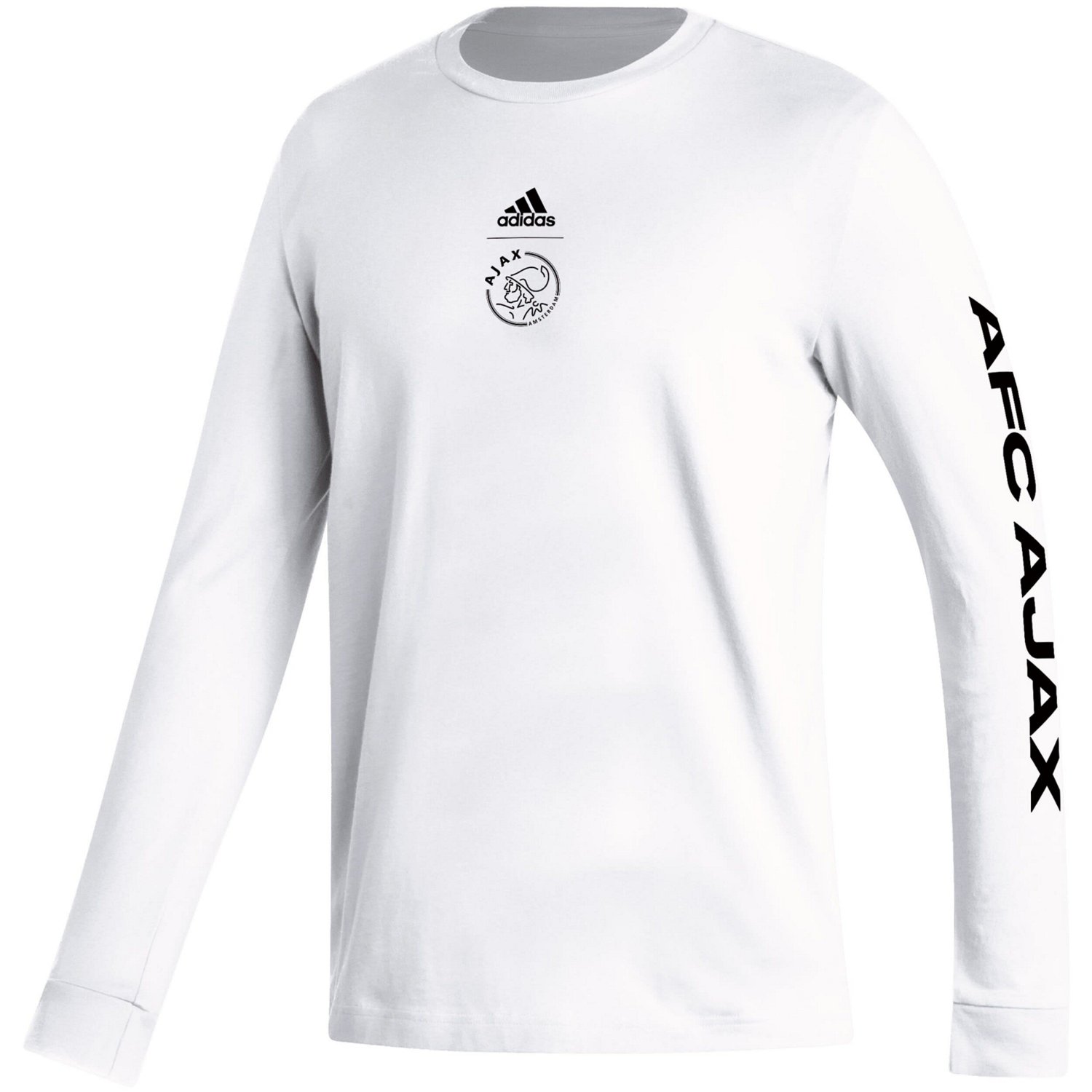adidas Ajax Team Crest Long Sleeve T-Shirt