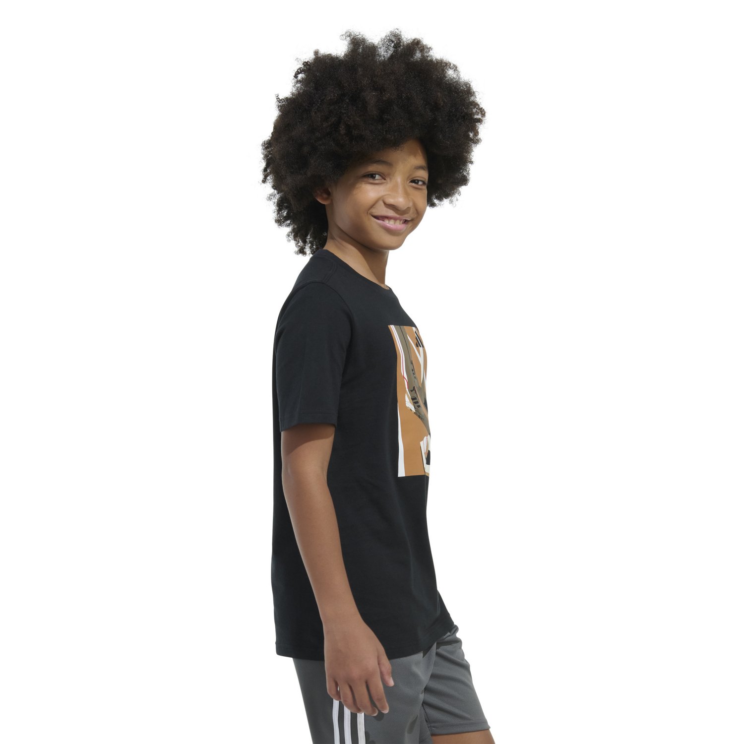 adidas Boys' Baseball Plate Short Sleeve T-shirt - view number 4